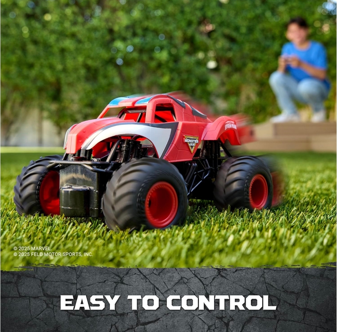 Monster Jam Marvel The Amazing Spider-Man RC Monster Truck 蜘蛛俠遙控巨輪車 1:24比例 香港現貨