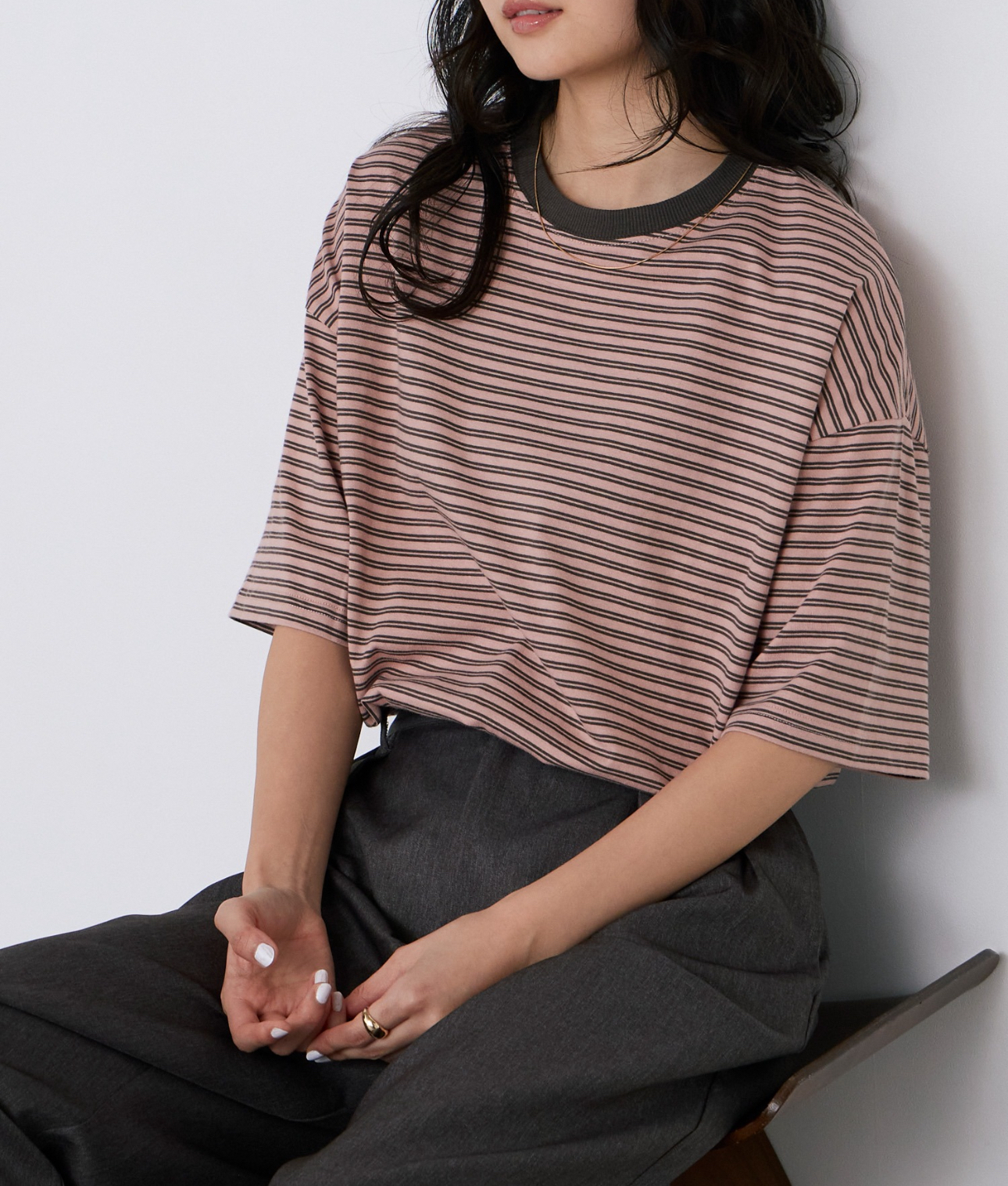 日本拼款間條衫