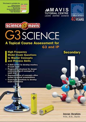 Secondary 1 Science Topical Course Assessment for G3 and IP