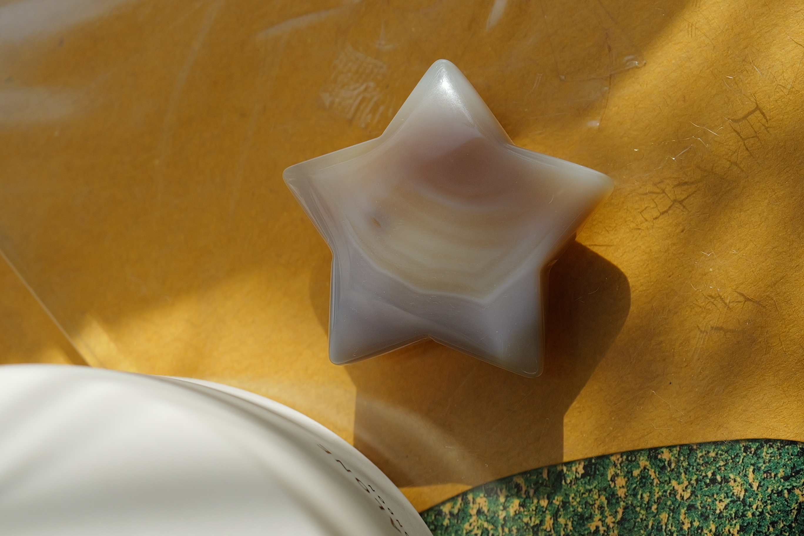 ༒5cm小星星晶牙瑪瑙擺件 ༒ AG.13-1H1MGA3-RA27*6A