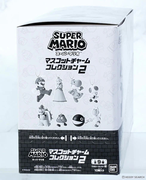 🧲預訂26年9月：超級瑪利奥小掛飾2 食玩（原box=10件）孖寶兄弟 SUPER MARIO MASCOT CHARM COLLECTION 2 