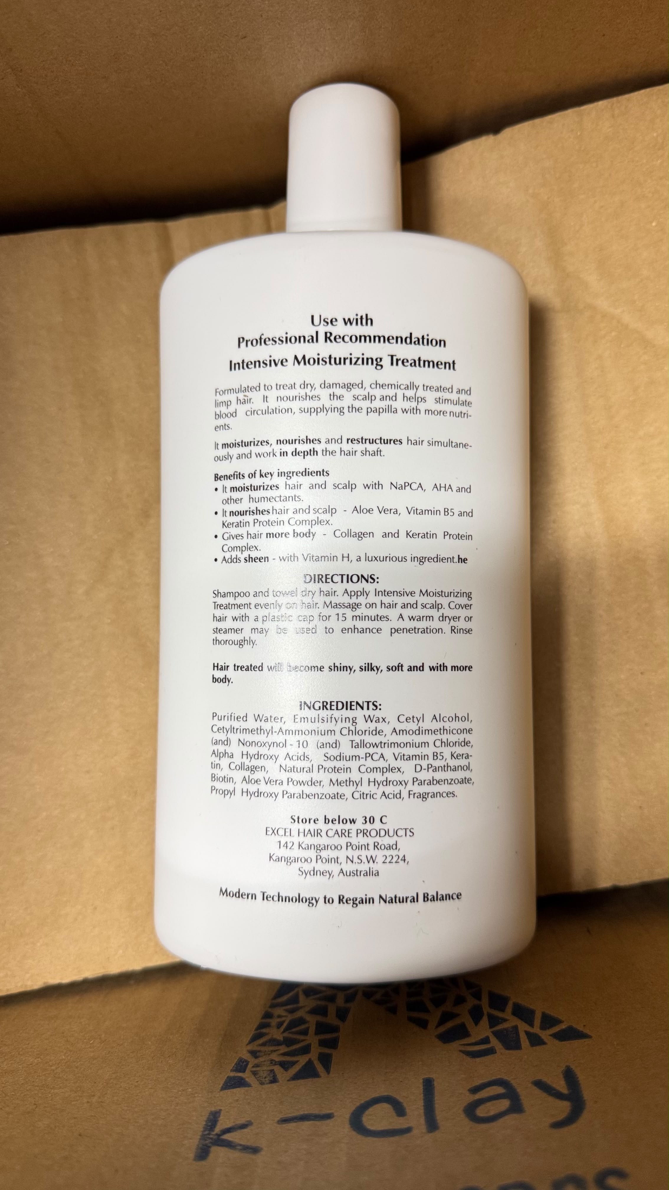 Alpha Excel (Excel Professional) AHA 深層保濕焗油 (Intensive Moisturizing Treatment) 750ml