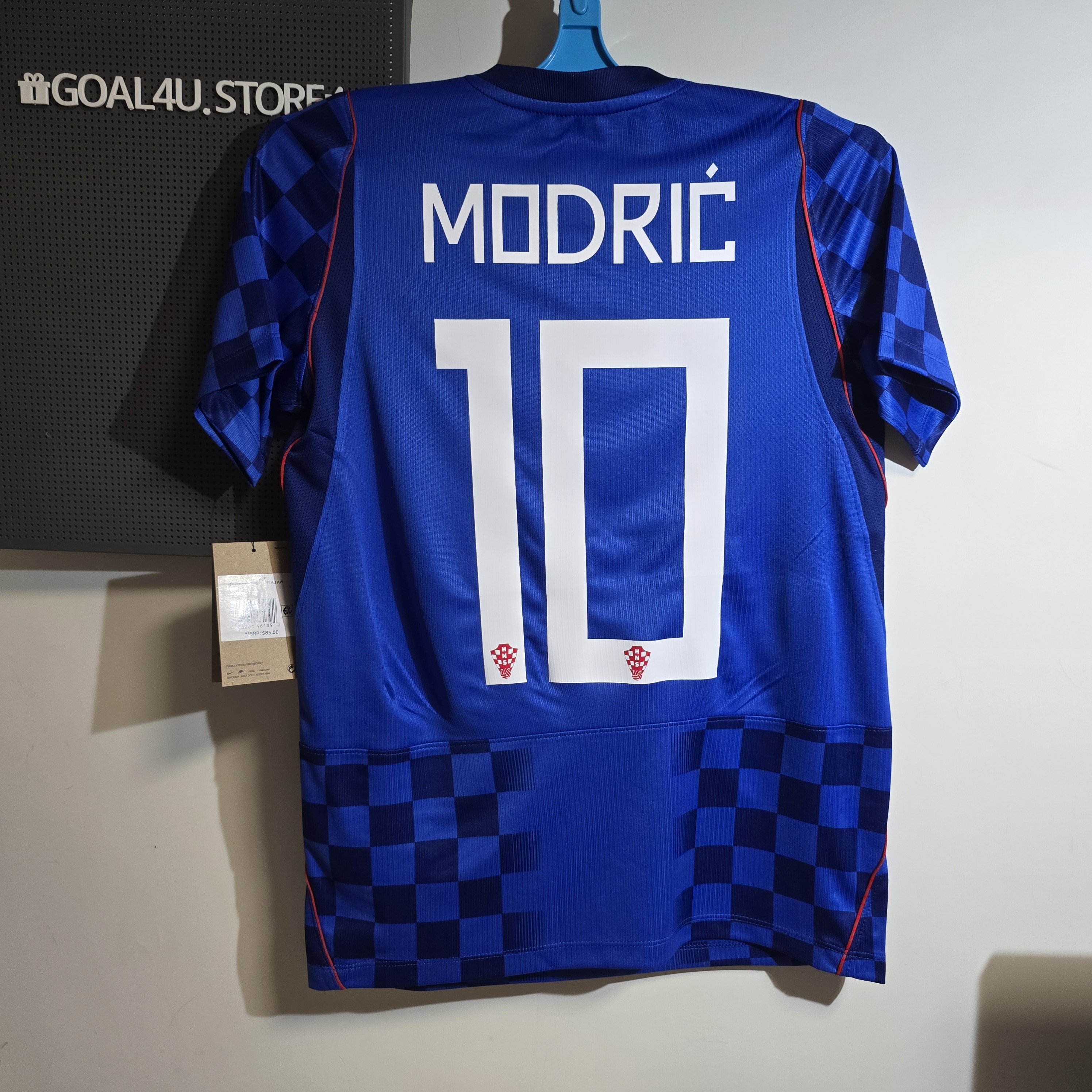 Nike Croatia 克羅地亞 2026-27 童裝作客球迷版球衣 (可加印字章) IO8703