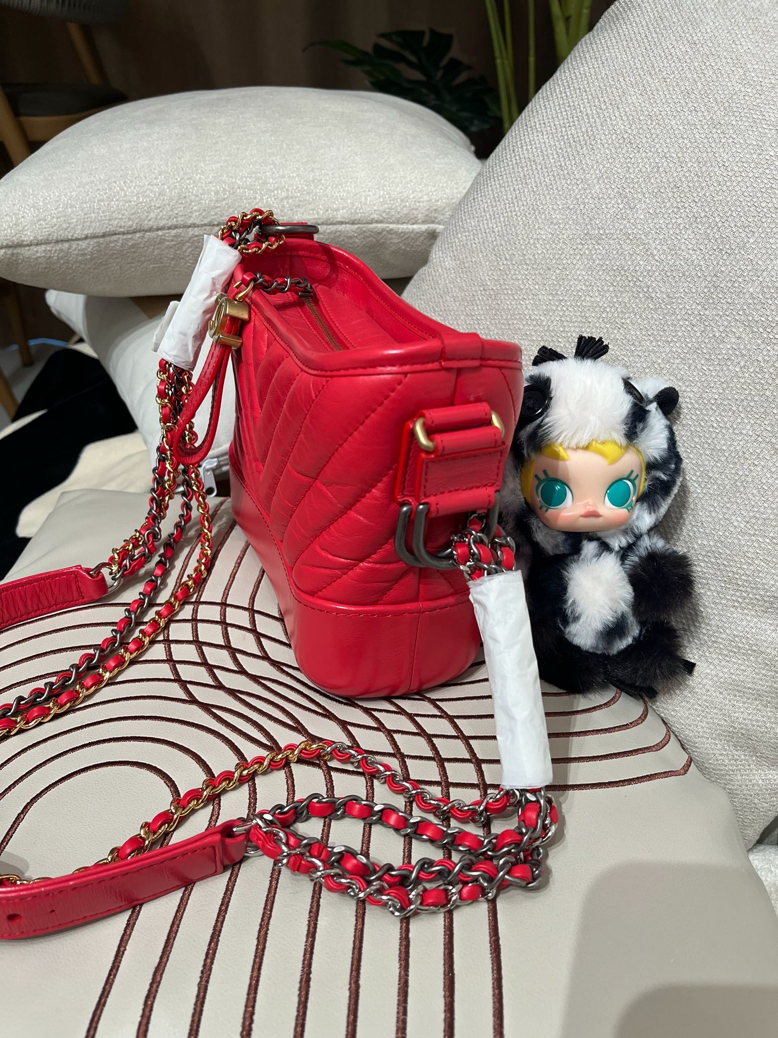 Chanel Gabrielle hobo small 牛皮金扣 100%Authentic ,未使用品 ✅29貼✅塵袋✅box  