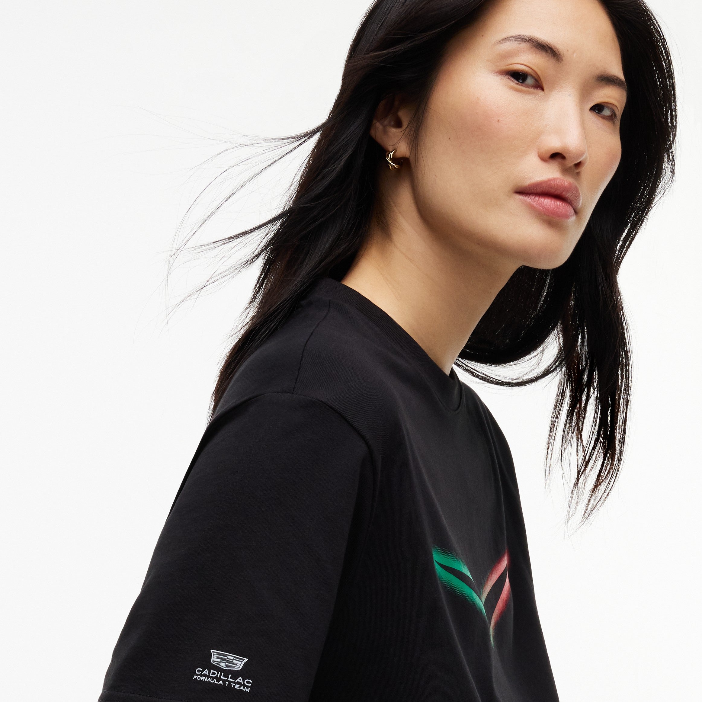 TH x Cadillac F1 Team 凱迪拉克車隊墨西哥特別版黑色標誌性印花 T-Shirt MN0MN00144BDS
