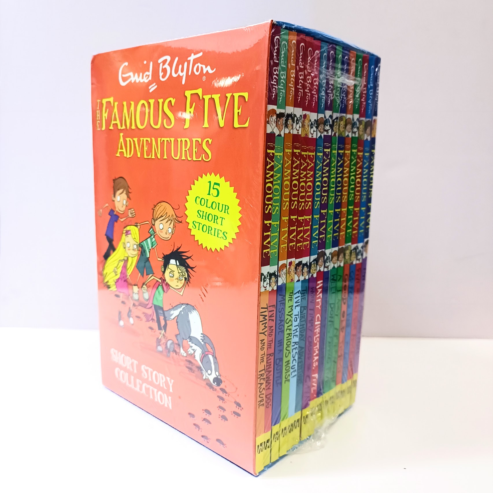 The Famous Five Adventures Collection Set (15 books Colour Short Stories)   by Enid Blyton | Enid Blyton Enid Blyton 五個小伙伴歷險記  | B407