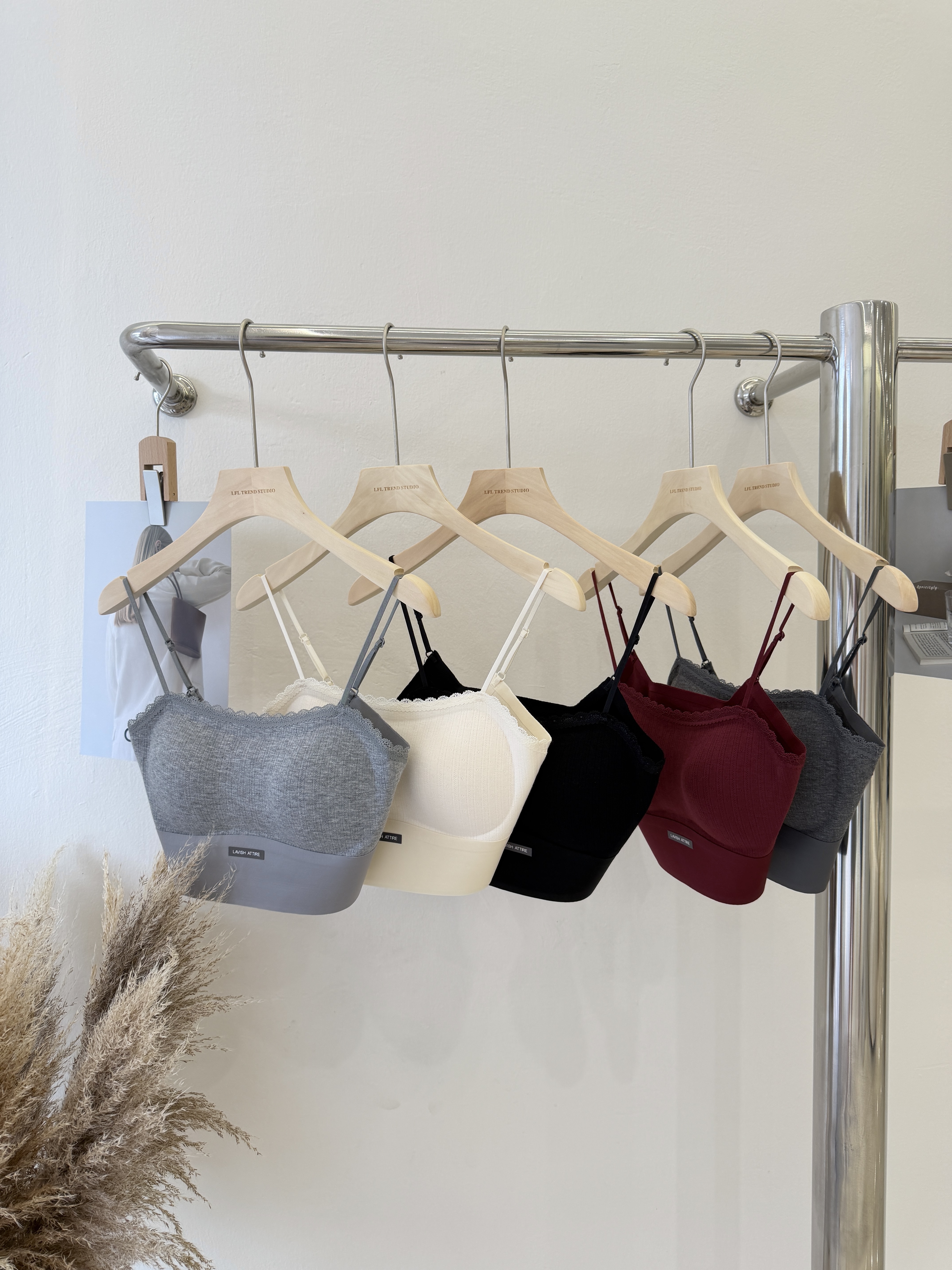 6650 爆款蕾丝拼接U型美背内衣