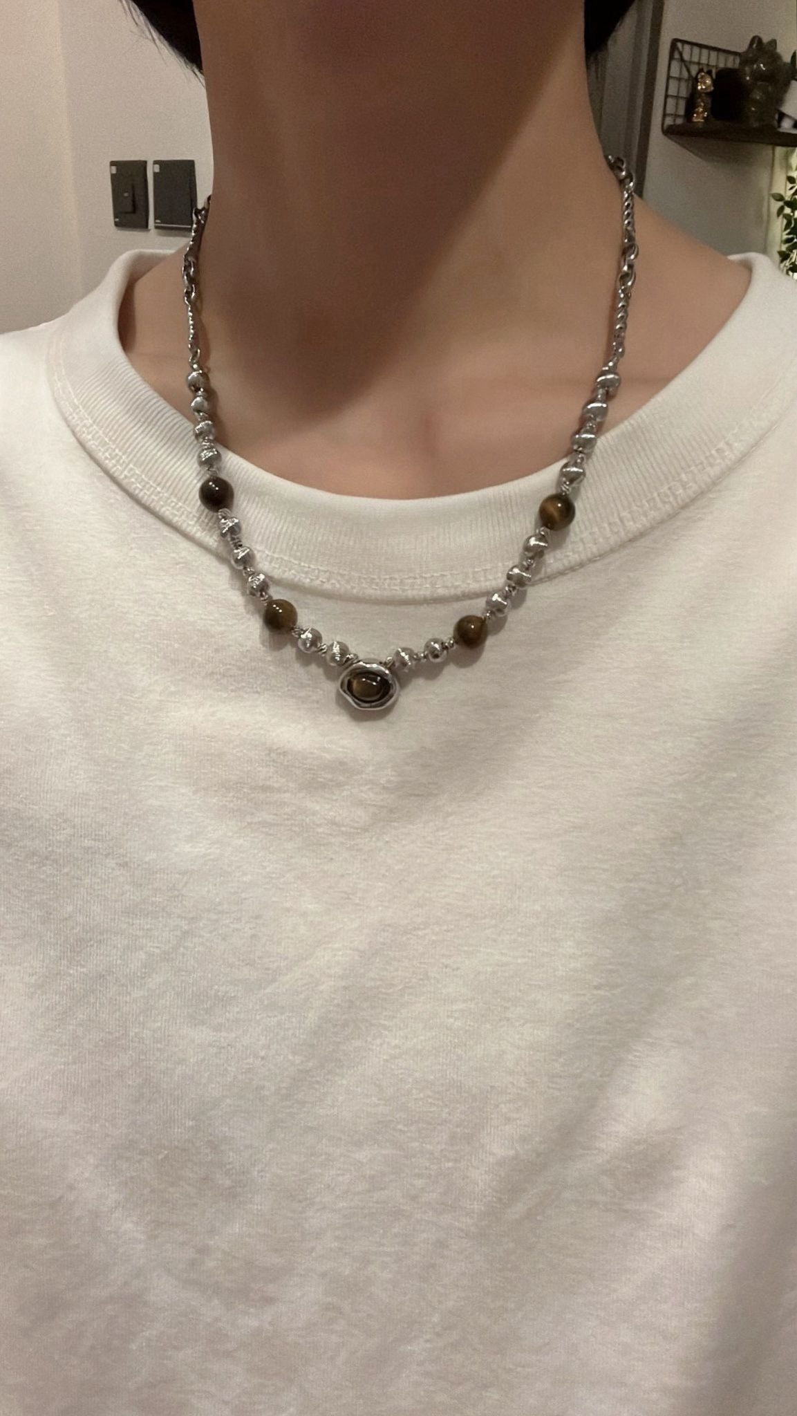 (日本選物店Learn Bun產品) Tigerite necklace 