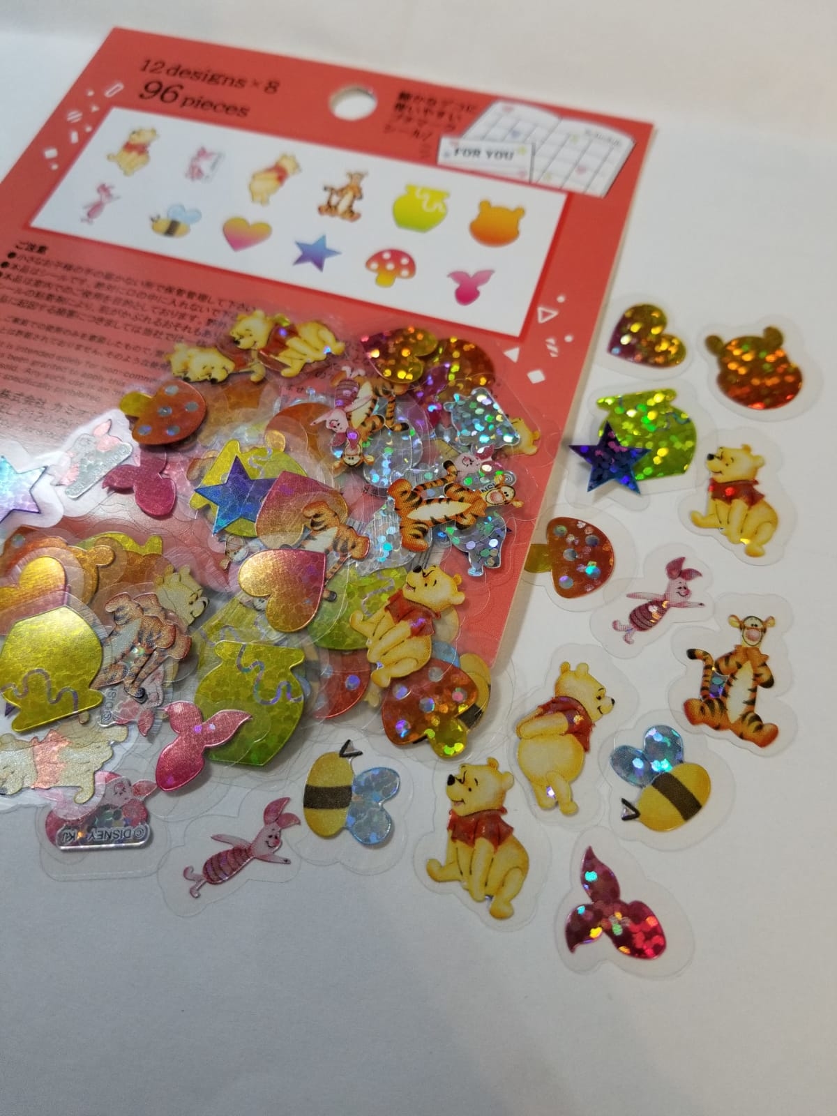 [現貨] [日本直送] 小熊維尼 (貼紙, 96張 TF245767}
