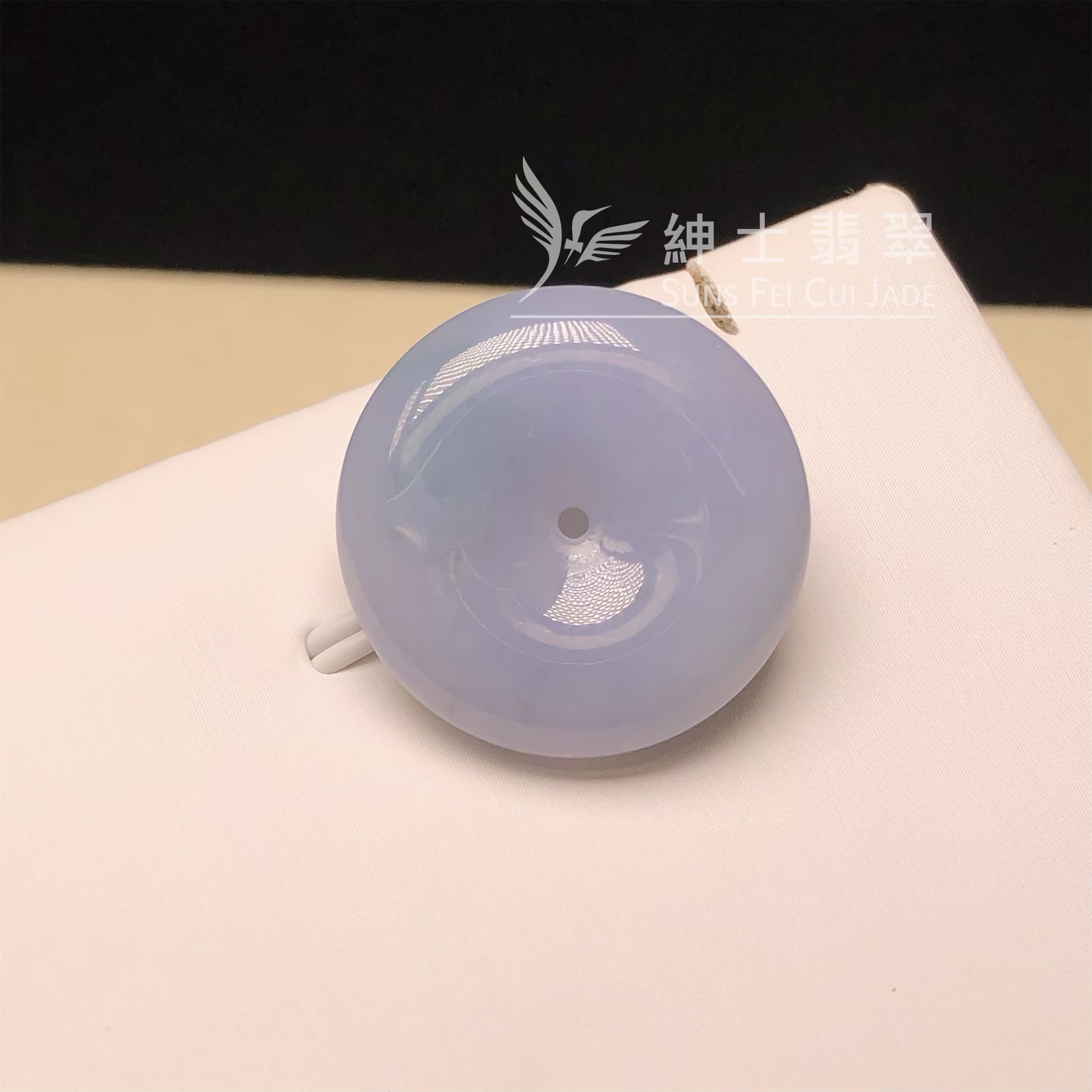 #B08494 🎁茄紫飄花平安扣 #B08494 