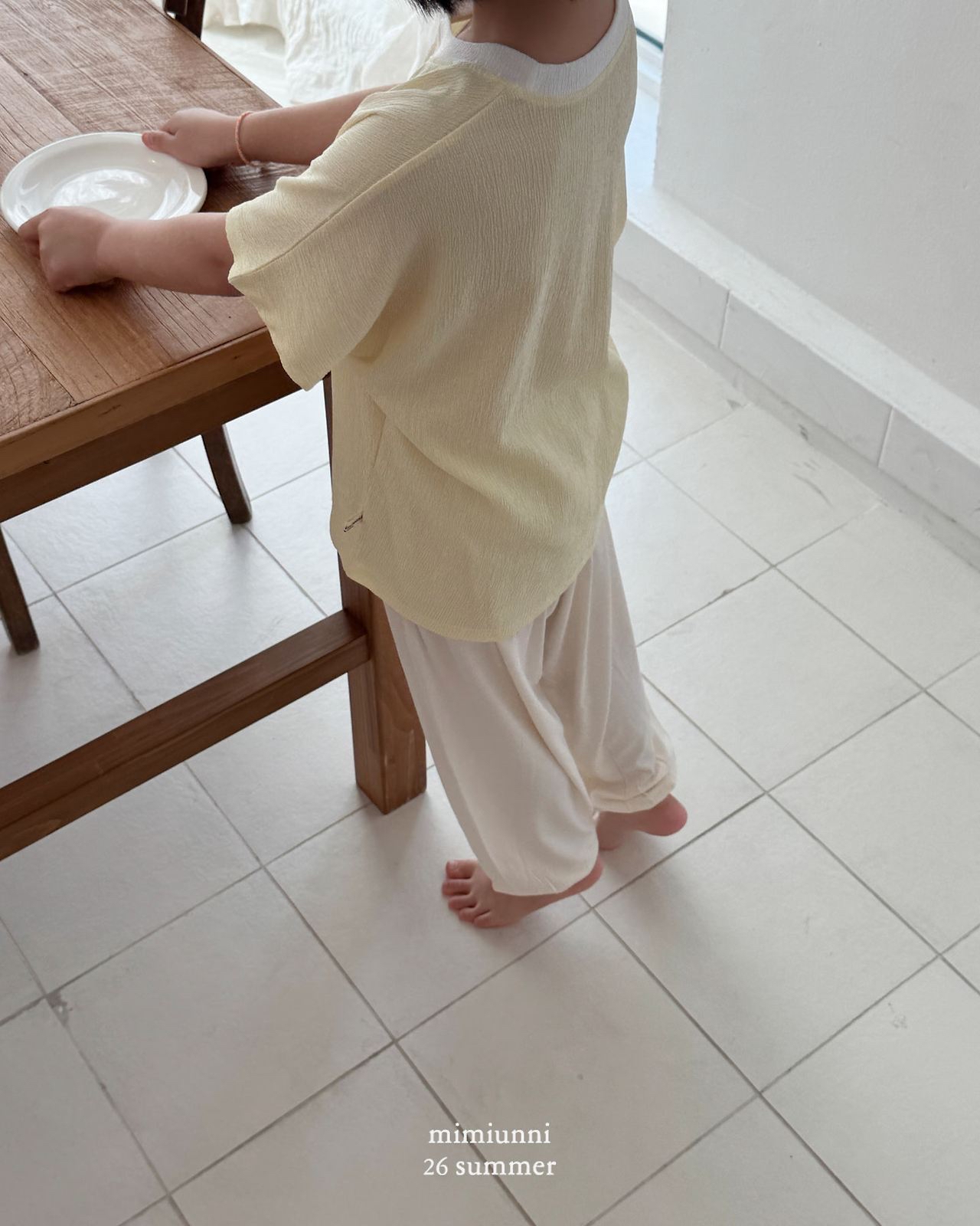 Mimiunni | 1+1 soft pants (Ivory L105-115 +Grey XL 115-120)
