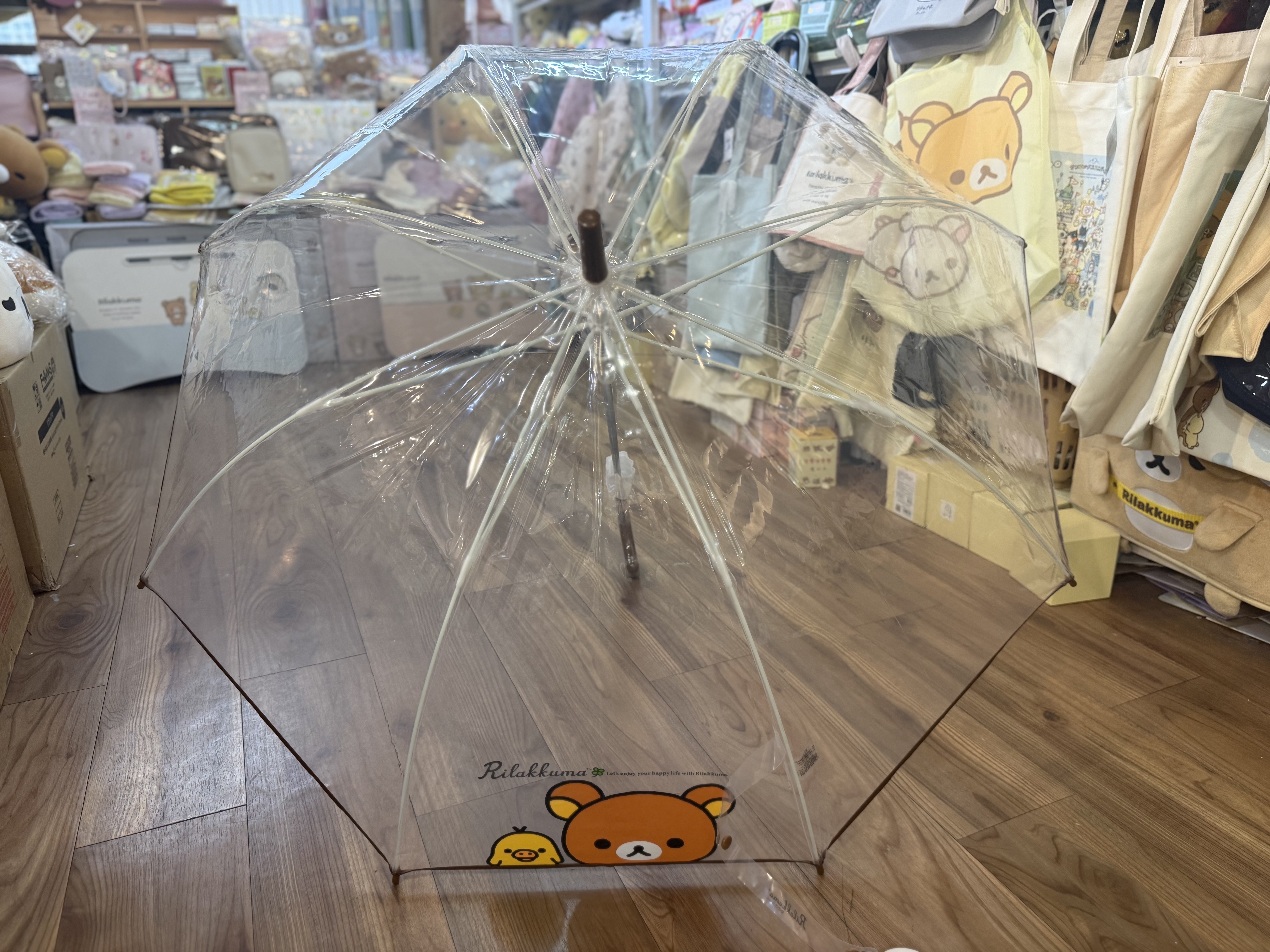 《現貨》全新Rilakkuma韓國專店限定 長身透明遮