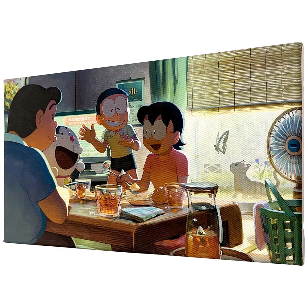 [訂購] 多啦A夢電影藝術微噴版畫 《海底鬼岩城》 Doraemon電影插畫