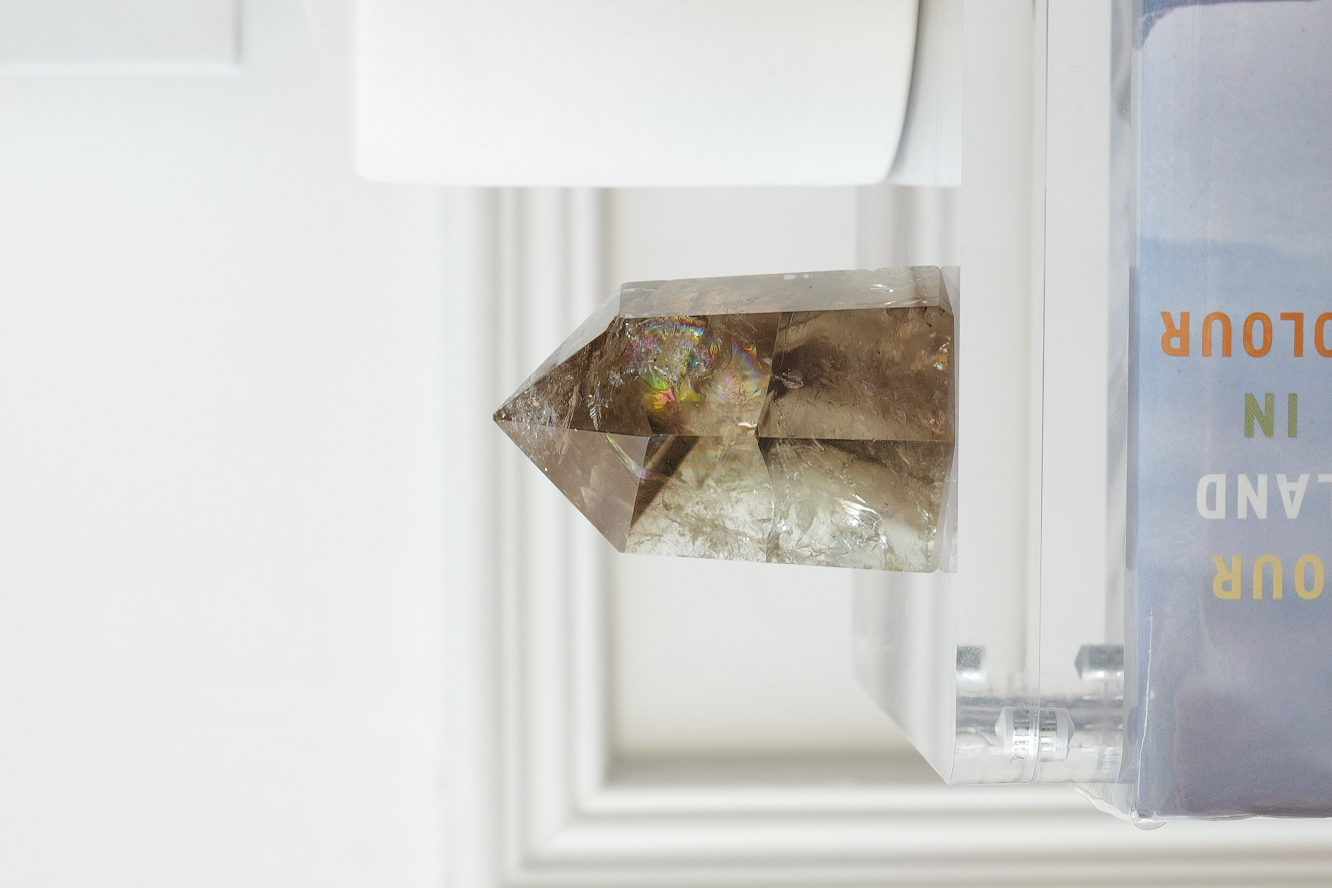 ༒5.3cm 千層紋茶晶六角柱༒  SQ*a005C3G8M-RB5*Anm