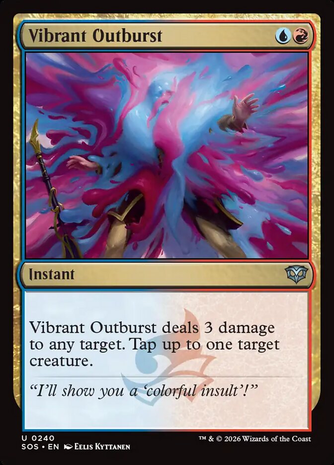 [EN] [Foil] Vibrant Outburst [SOS-240] U