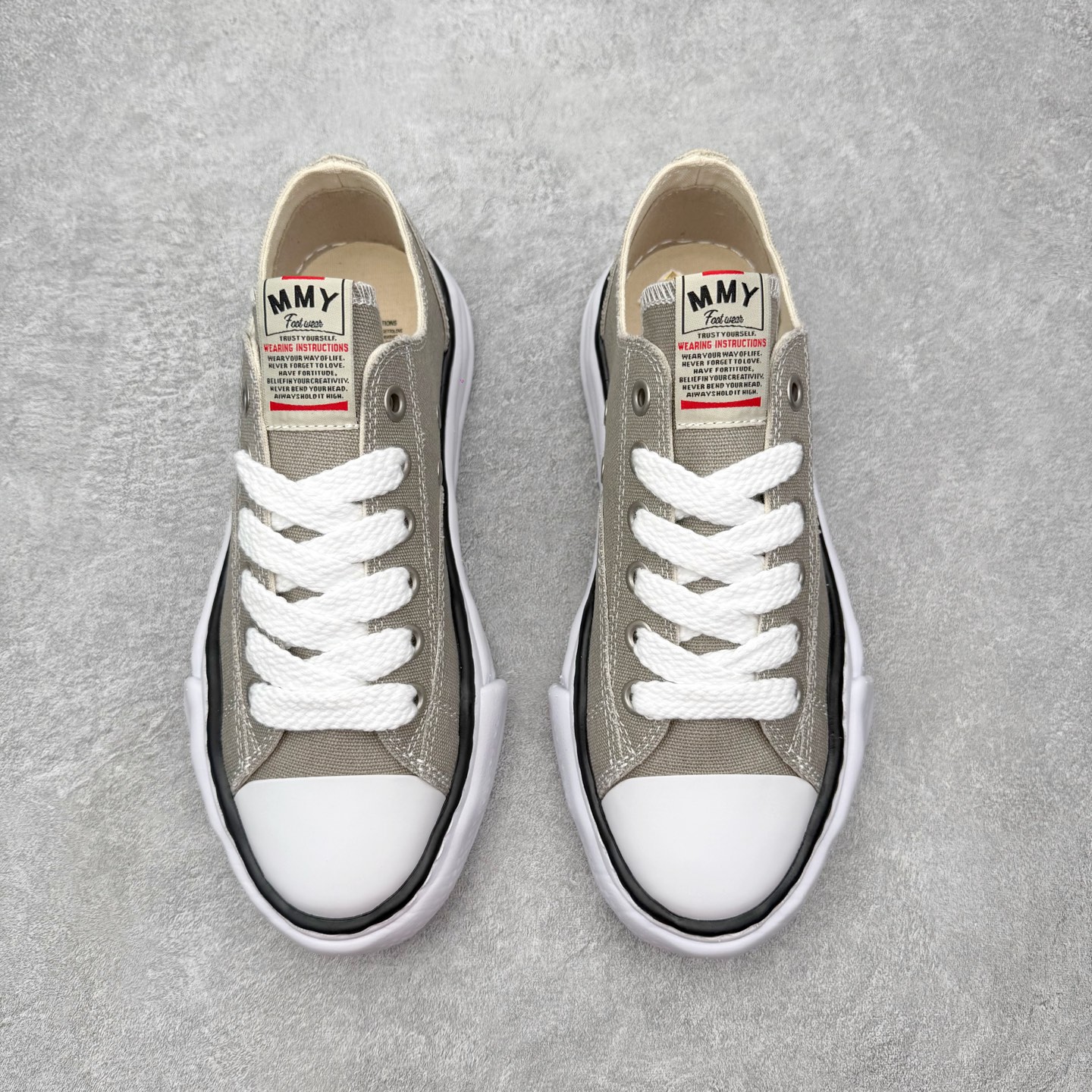 Maison Mihara Yasuhiro MMY "Peterson" OG Sole Canvas Low-top Sneaker