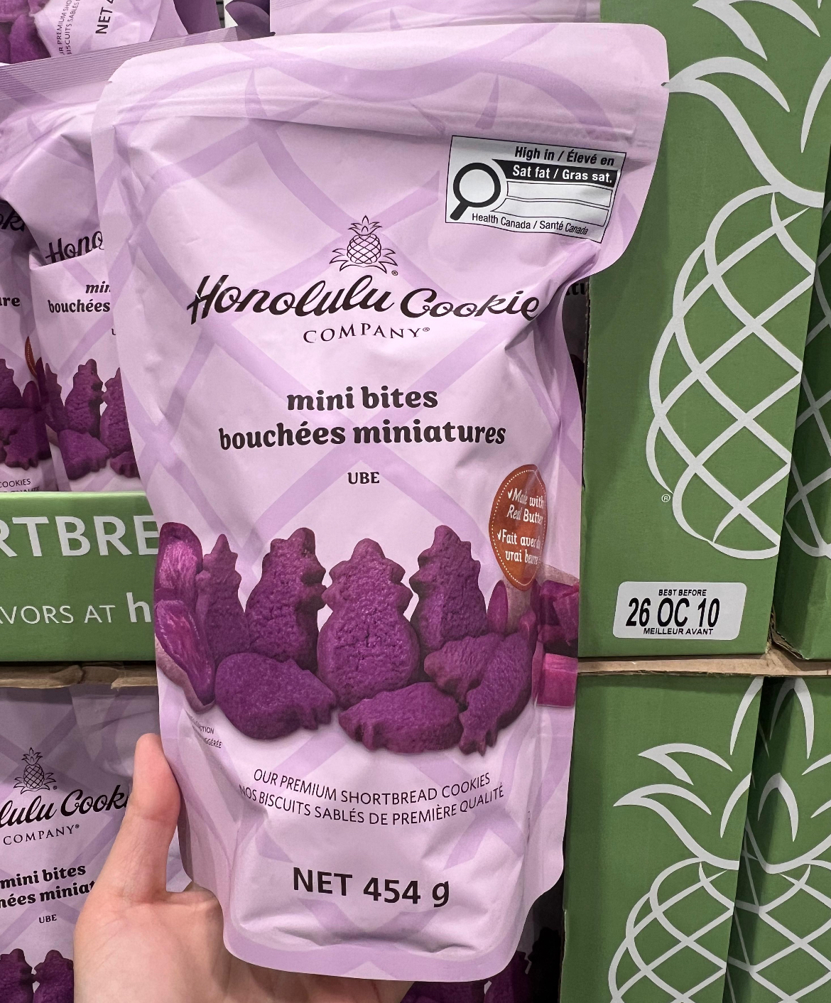 加拿大直送預購 Honolulu Cookie 紫薯牛油曲奇（454g)*