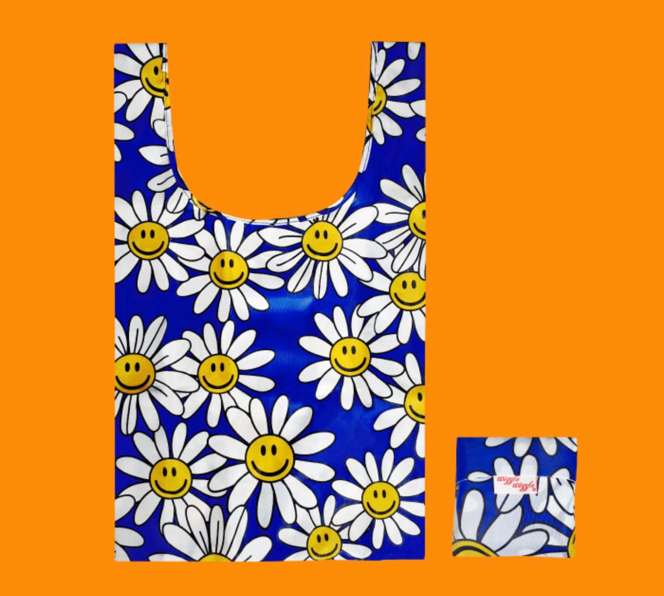 Wiggle Wiggle Smile We Love 可摺疊環保袋