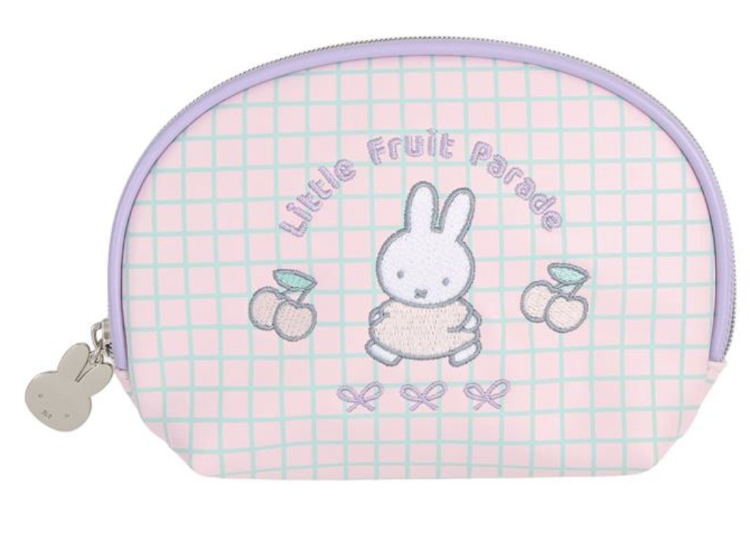 🐰Pre Order  - miffy 聯乘限定 Little Fruit Parade 刺繡 Pouch / 毛巾   ( 📦 大約 5月中到貨, 若遇到缺貨或其它因素貨期會延遲 ）