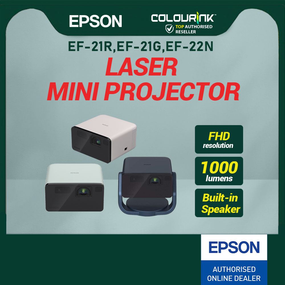 Epson EpiqVision Mini Series EF-21R | EF-21G | EF-22N Full HD Laser Lifestyle Android Smart Google TV Projector