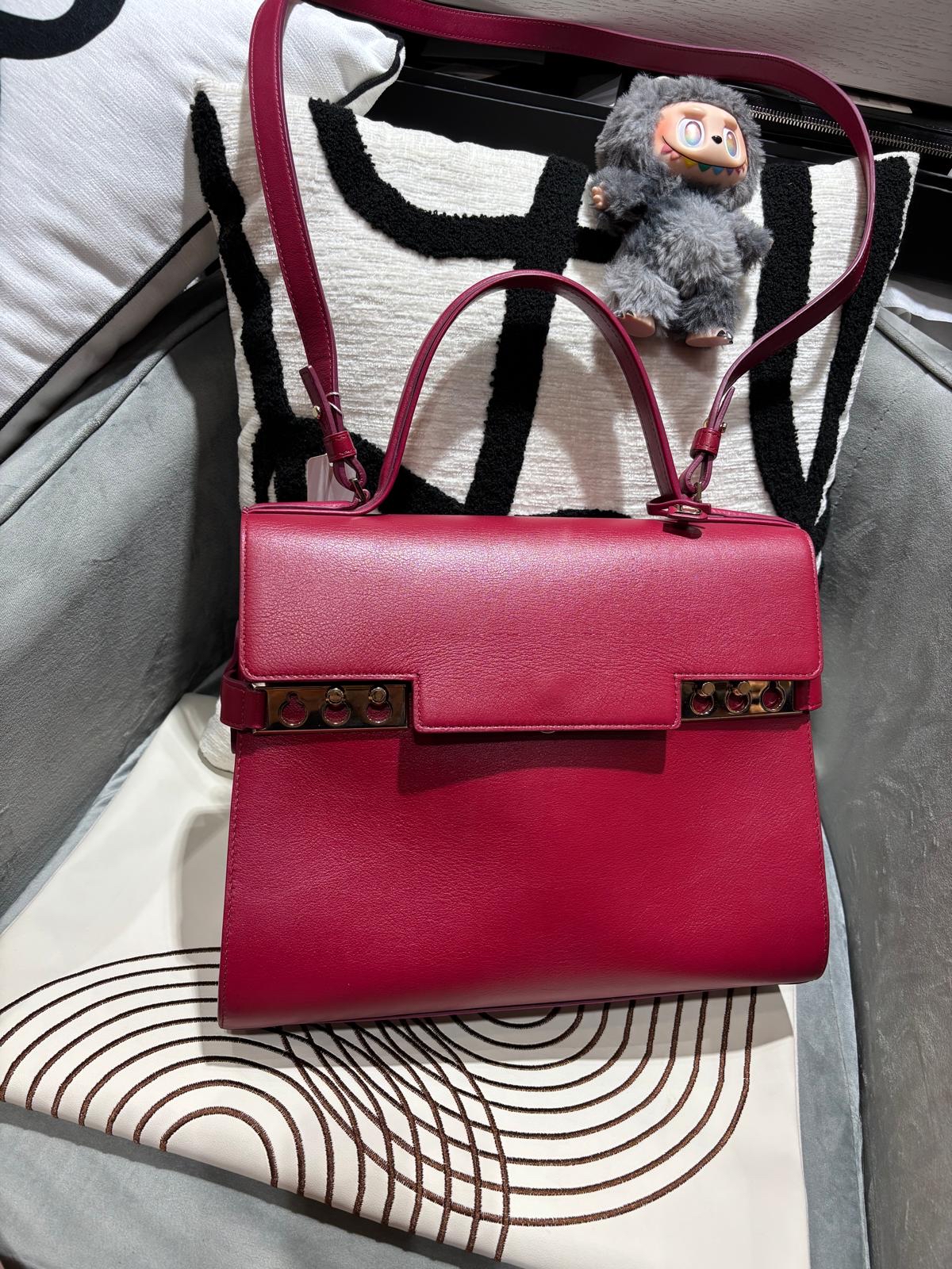 Delvaux Tempete GM 2Way Bag Calfskin 100%Authentic, 98%New ✅Mirror 