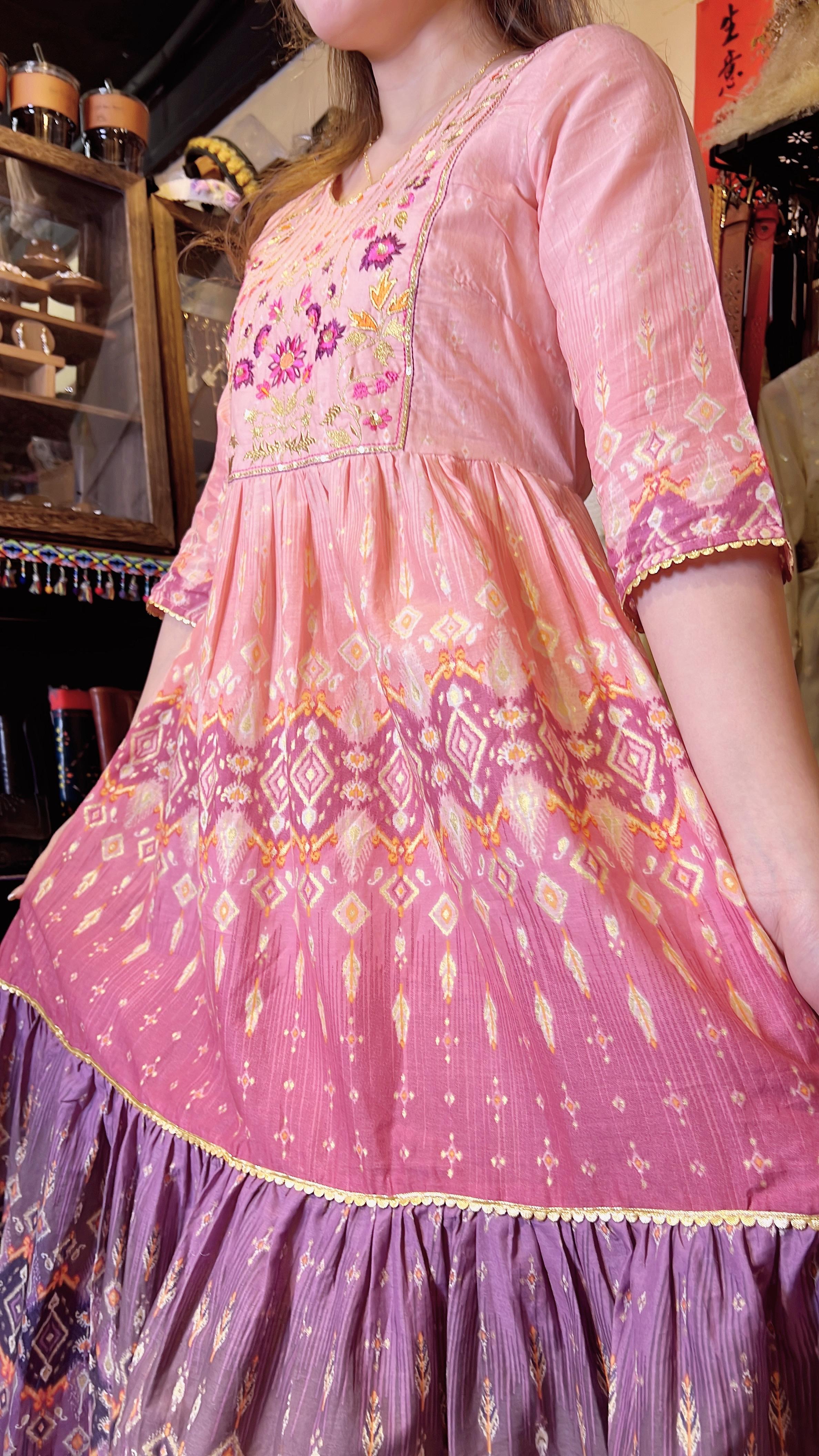 Sakura Pink x Purple Gradient OP 50"  #003