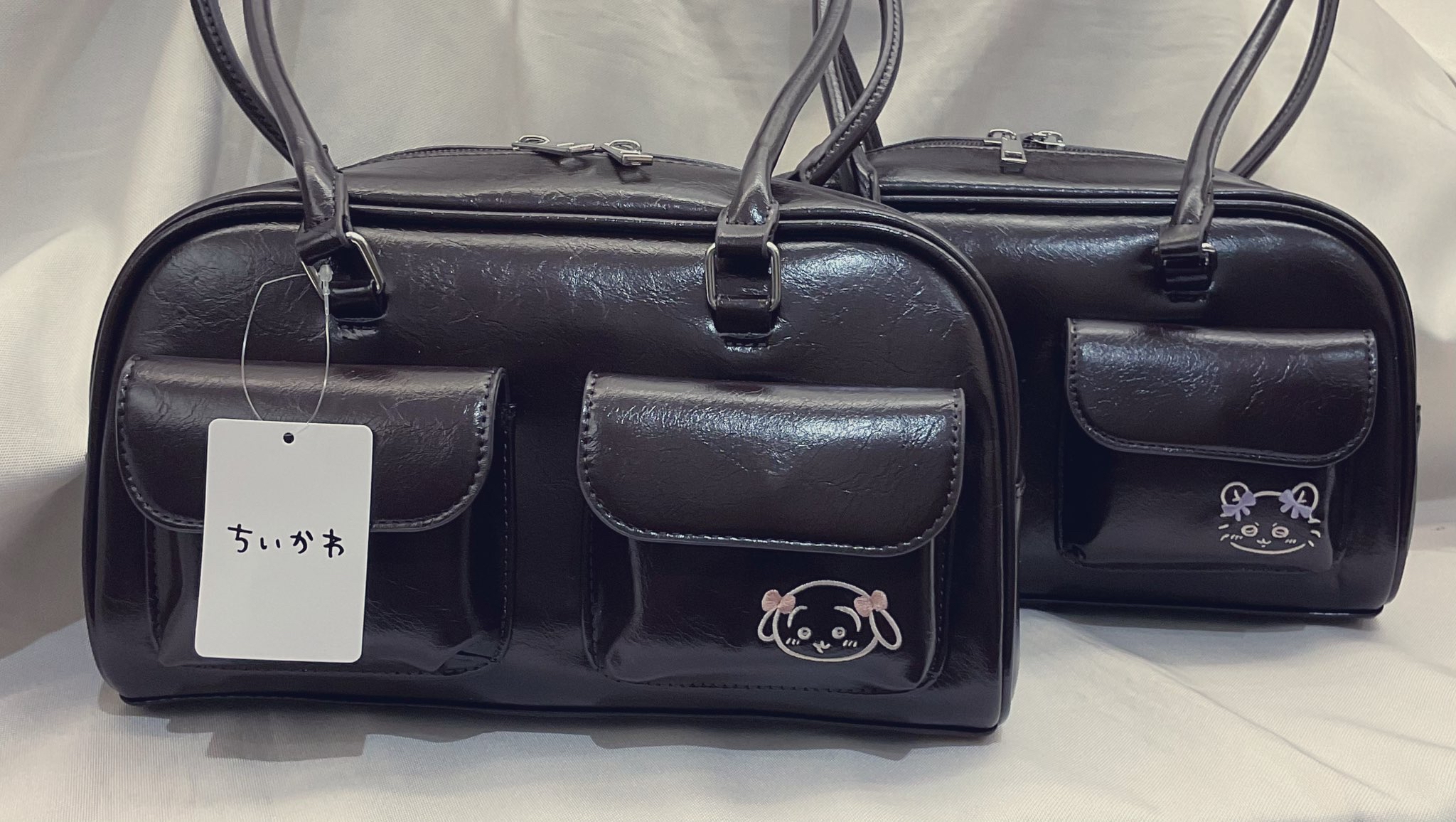 日本預訂📍日本Chiikawa刺繡圖案Boston Bag 不包郵