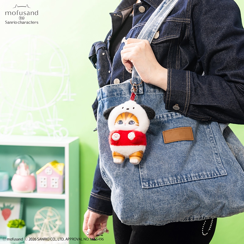 🌸 【預訂】mofusand x Sanrio Kiramekko 公仔掛飾<隨機> - 17/7新品