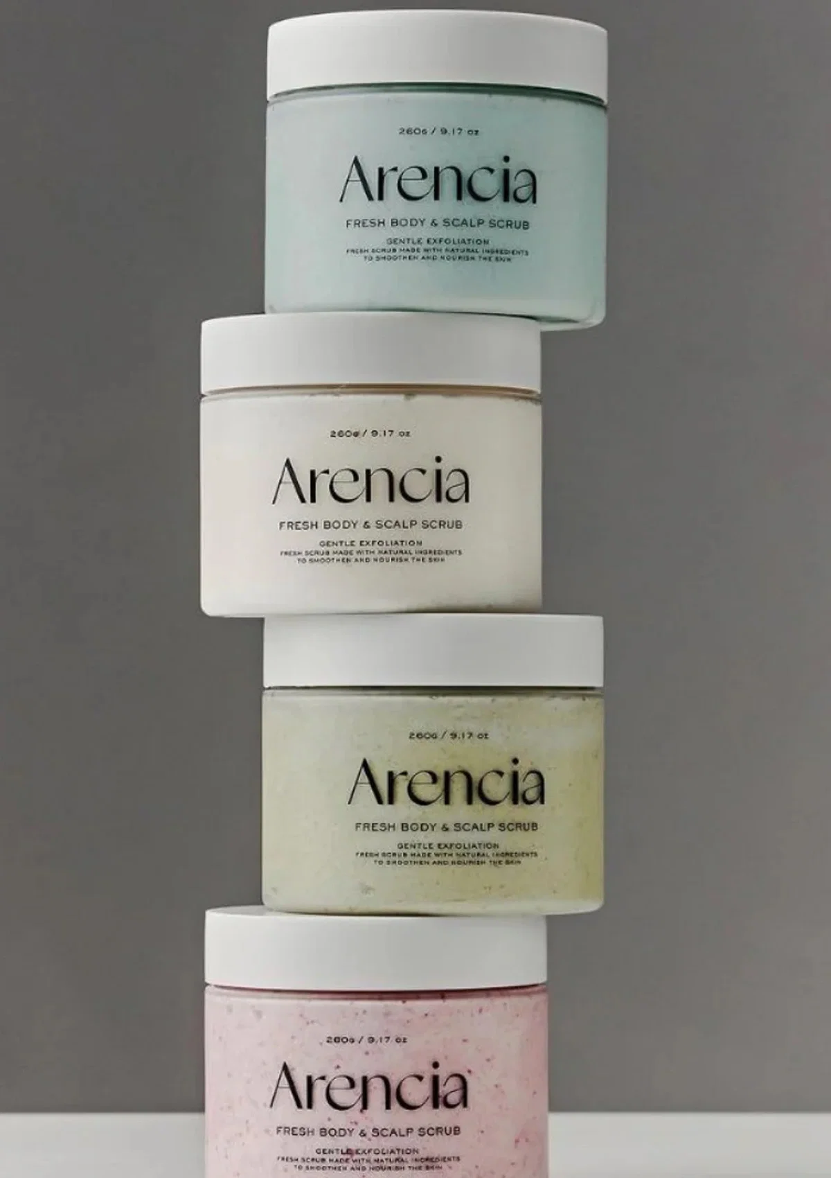 Arencia Fresh Cloud Scrub 身體磨砂 260g (5 Types) [預計9月中出貨]