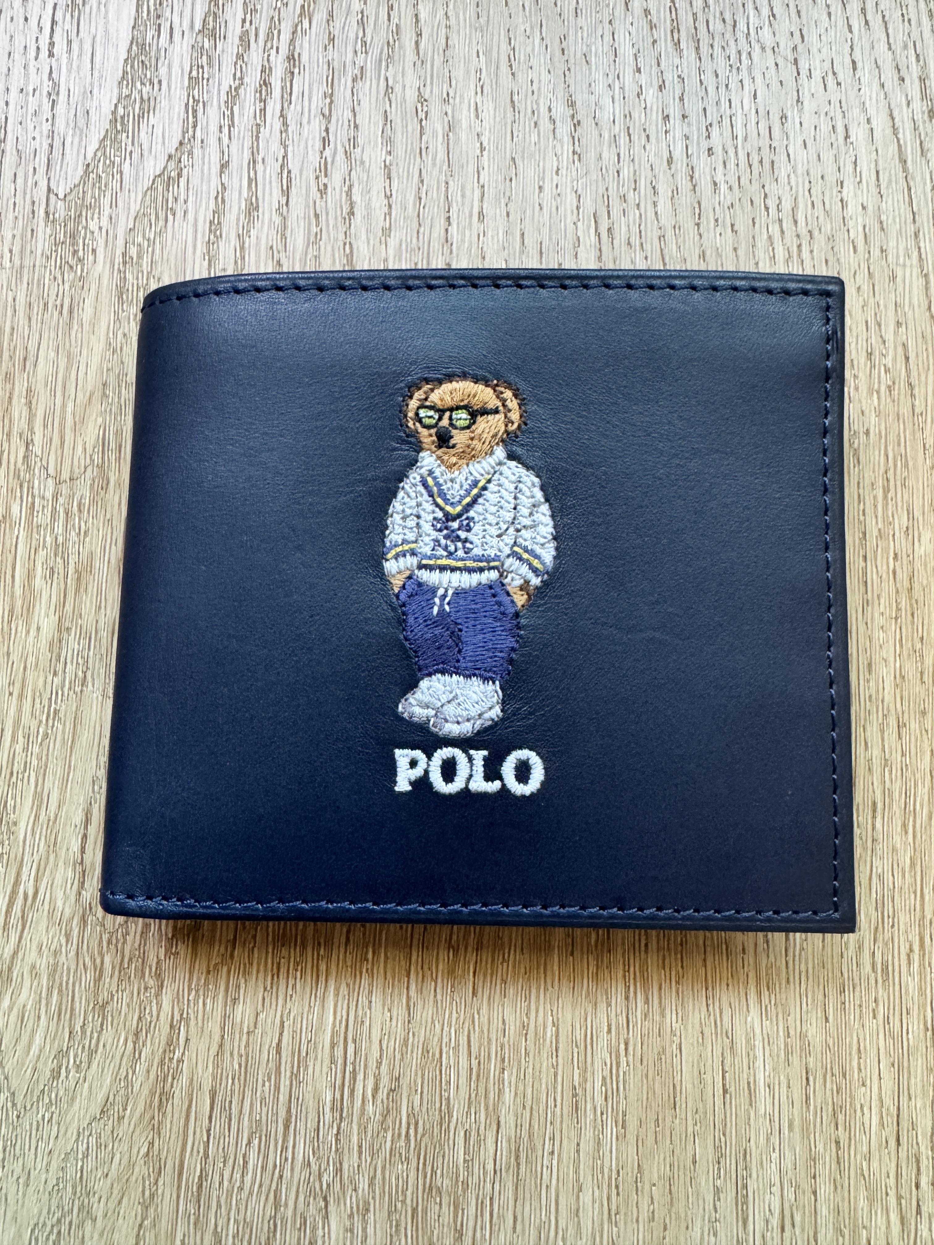 Polo Ralph Lauren藍色熊仔銀包 (香港現貨)