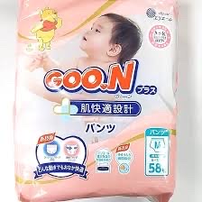 大王製紙（elleair）出品的GOO.N Plus 肌快適設計系列褲型紙尿褲一箱三包