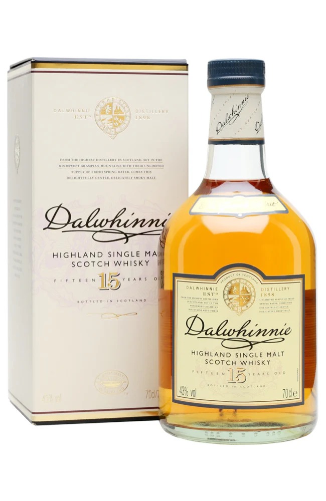 達爾維尼15年單一麥芽蘇格蘭威士忌 Dalwhinnie 15 Year Old Single Malt Scotch Whisky