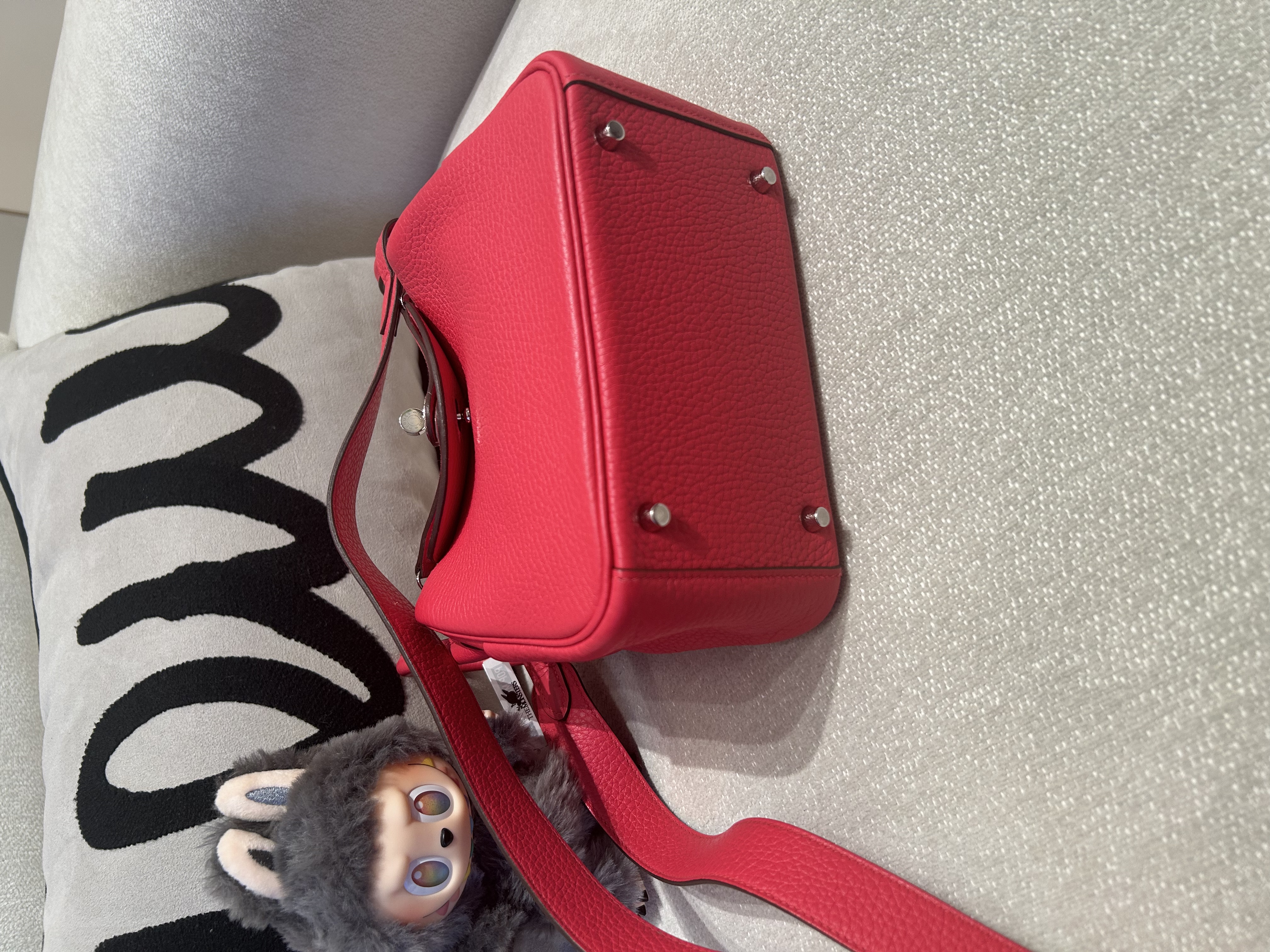 HERMES MINI LINDY ,STAMP Y, ROSE EXTREME CLEMENCE 100%Authentic ,99%new閑置品 ✅收據✅dust bag ✅盒