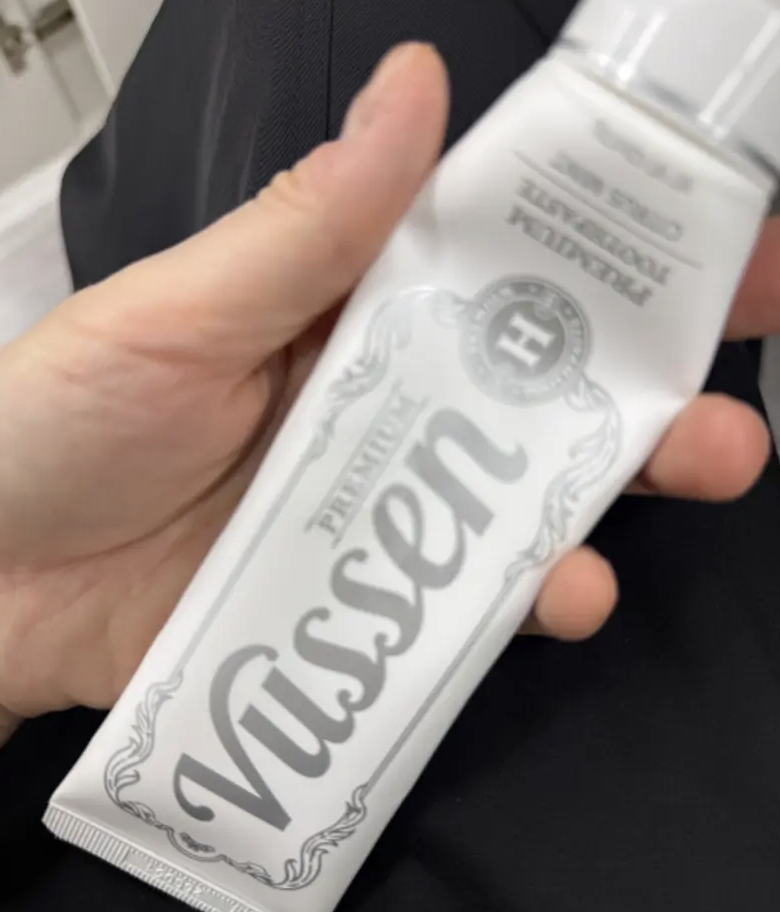 全家安心用｜韓國 Vussen H 低刺激 無氟 美白牙膏 120g｜Premium Toothpaste