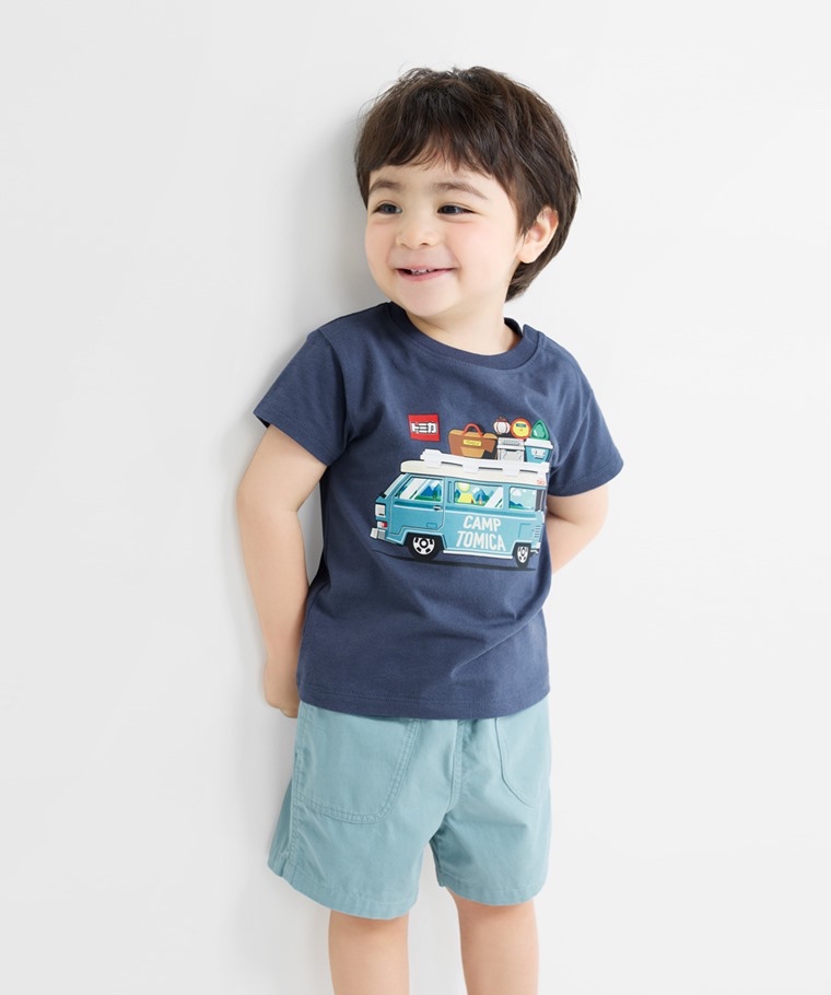 💚預訂 台灣直送💚Tomica露營車印花純棉短袖T恤