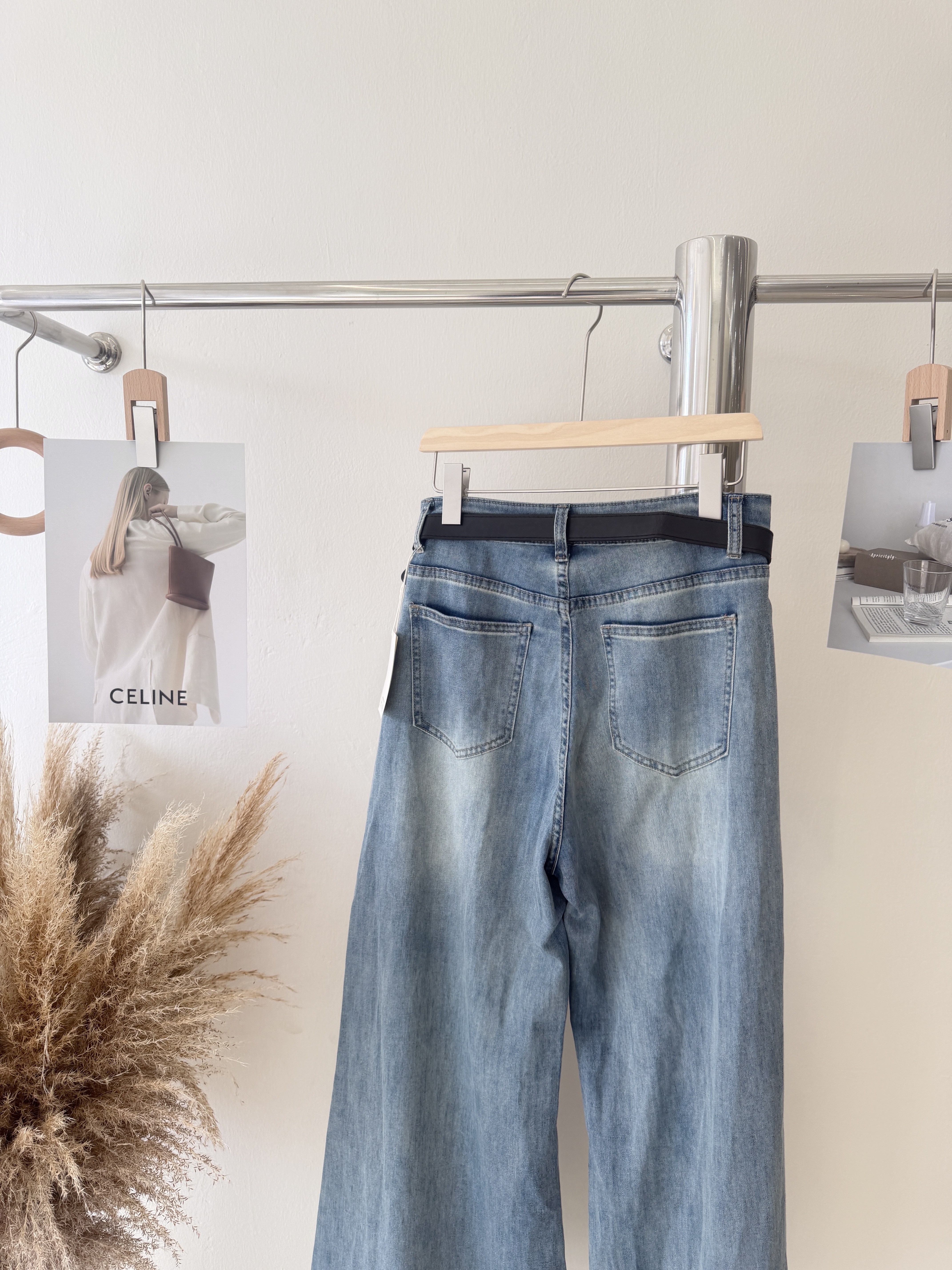 6187 爆款百搭牛仔长裤