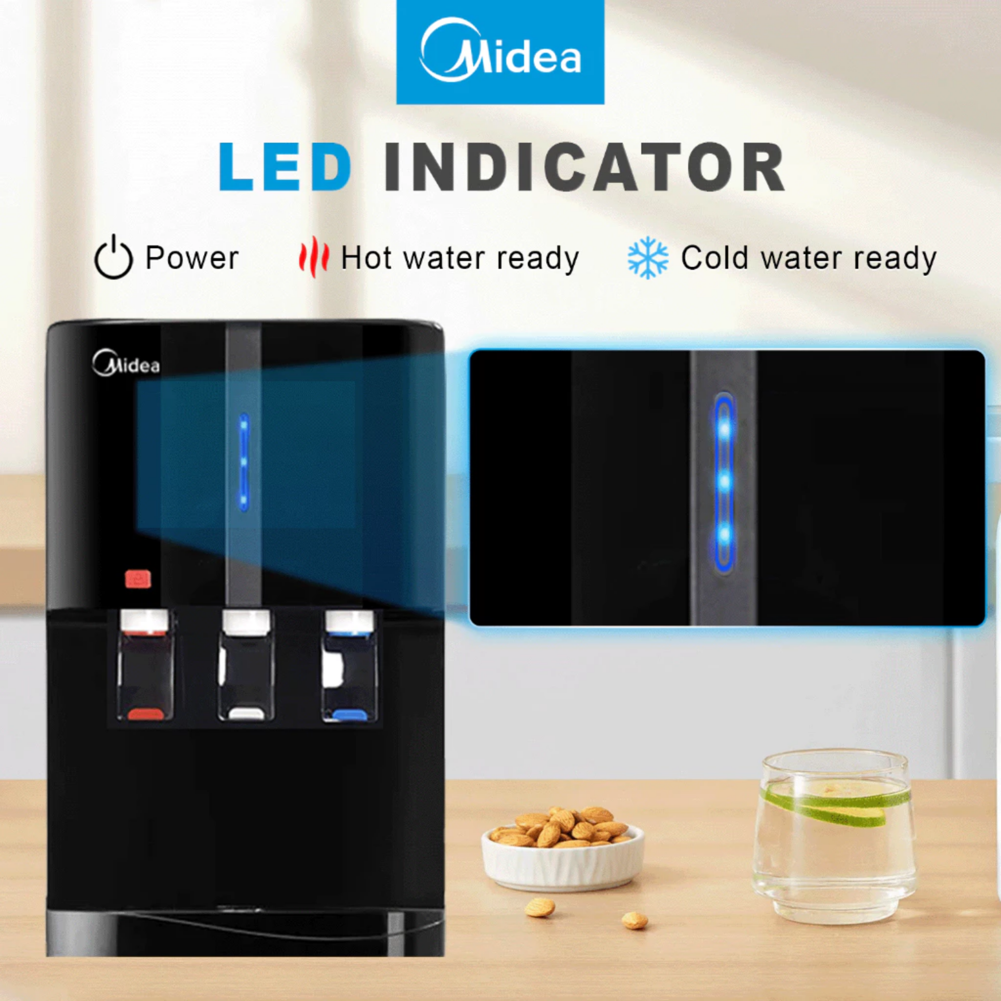Midea Tabletop Water Dispenser (YL-2382T)