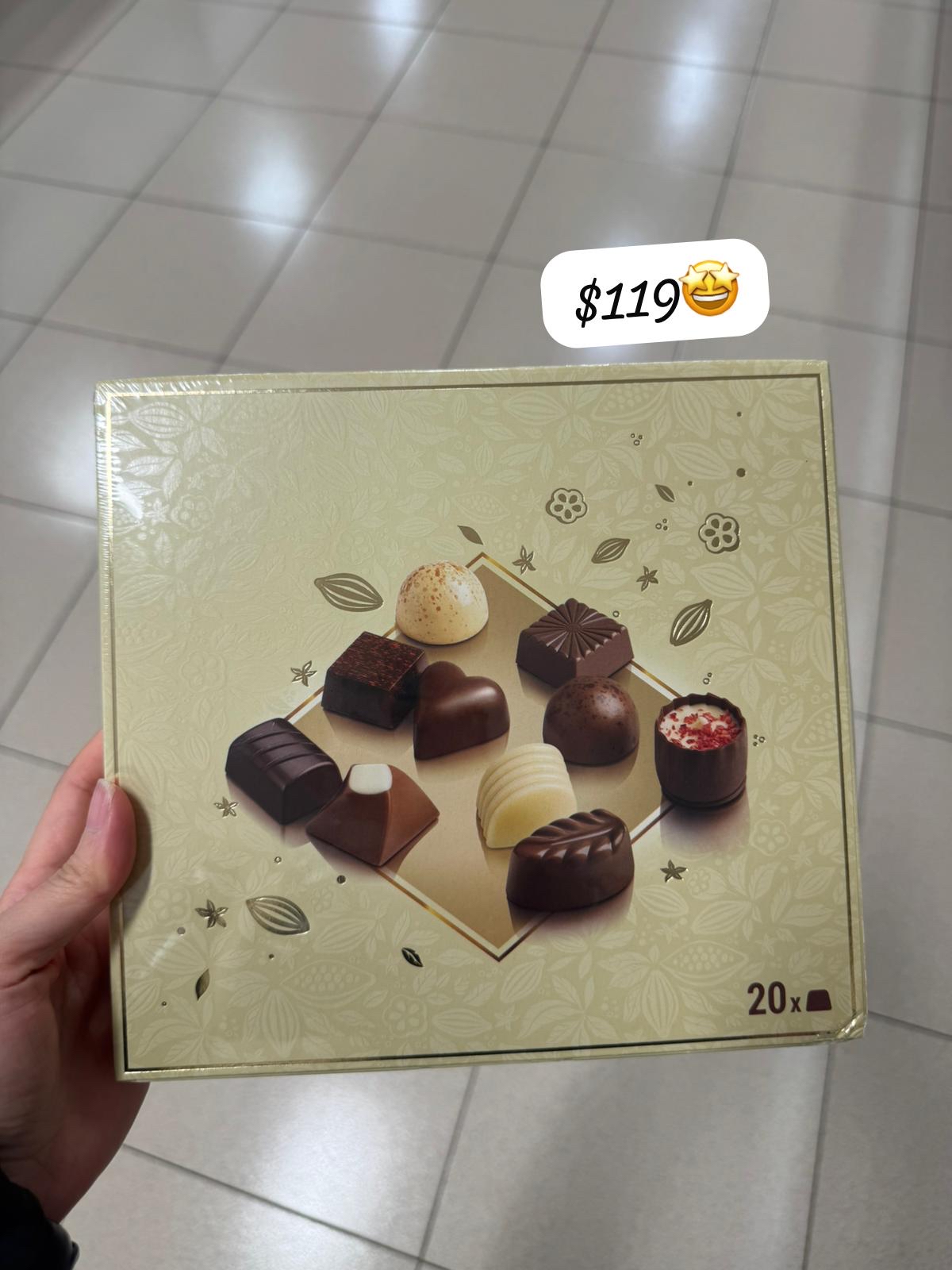 西班牙金色盒裝朱古力10種口味