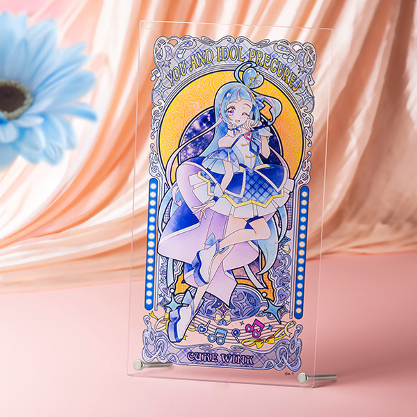 光之美少女 偶像與你 PreCure 彩繪玻璃風板畫 Shining Spotlight #P-PCG1010 [Toei] (PRE-ORDER) [2026/08]