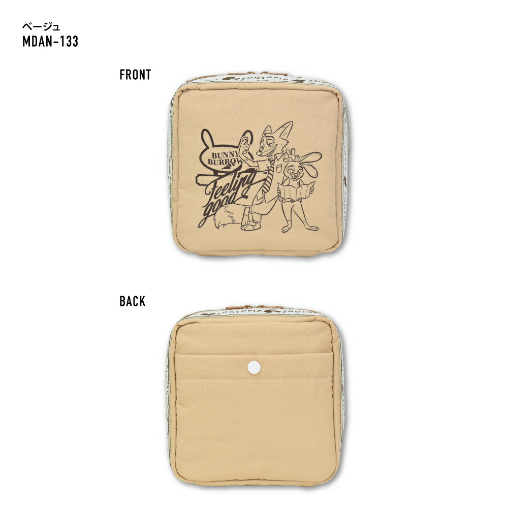 日本預訂📍日本Zootopia圖案大容量化妝袋