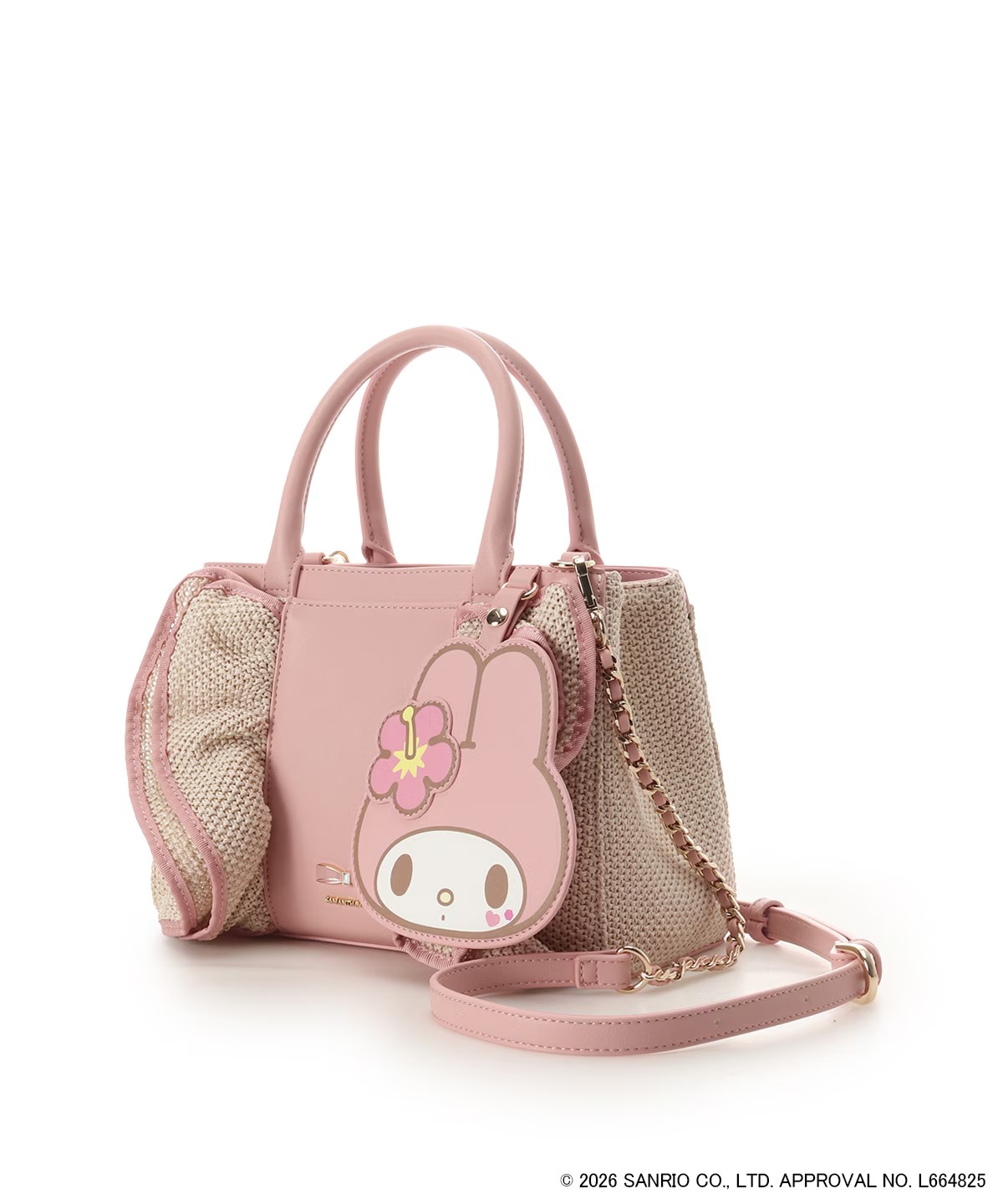 🌸 【預訂】Melody 2Way Basket Bag - SAMANTHAVEGA x Sanrio Summer Collection