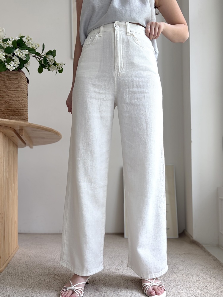 [極涼!!] Summer Lightweight White Jeans