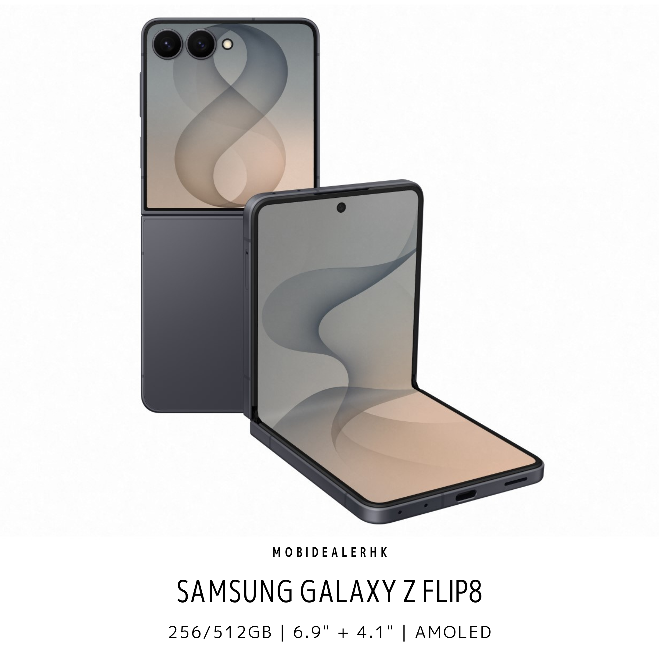 Samsung Galaxy Z Flip8 | 三星 Galaxy Z Flip8 | 5G | 智能手機 | 256/512Gb | 6.9" + 4.1" | AMOLED
