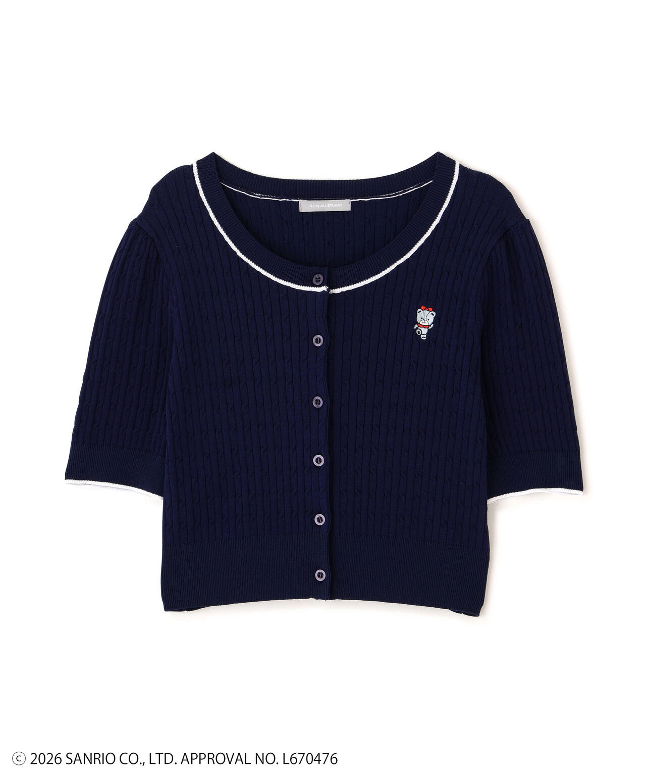 🎀【預訂】 JILL by JILL STUART Tiny Chum Collaboration Cardigan - Blue