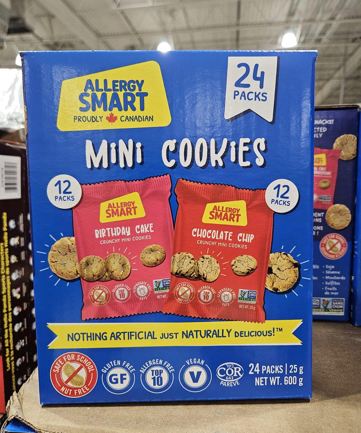 加拿大直送 Allergy Smart Mini Cookies 兒童安全迷你曲奇 (24 x 25g)