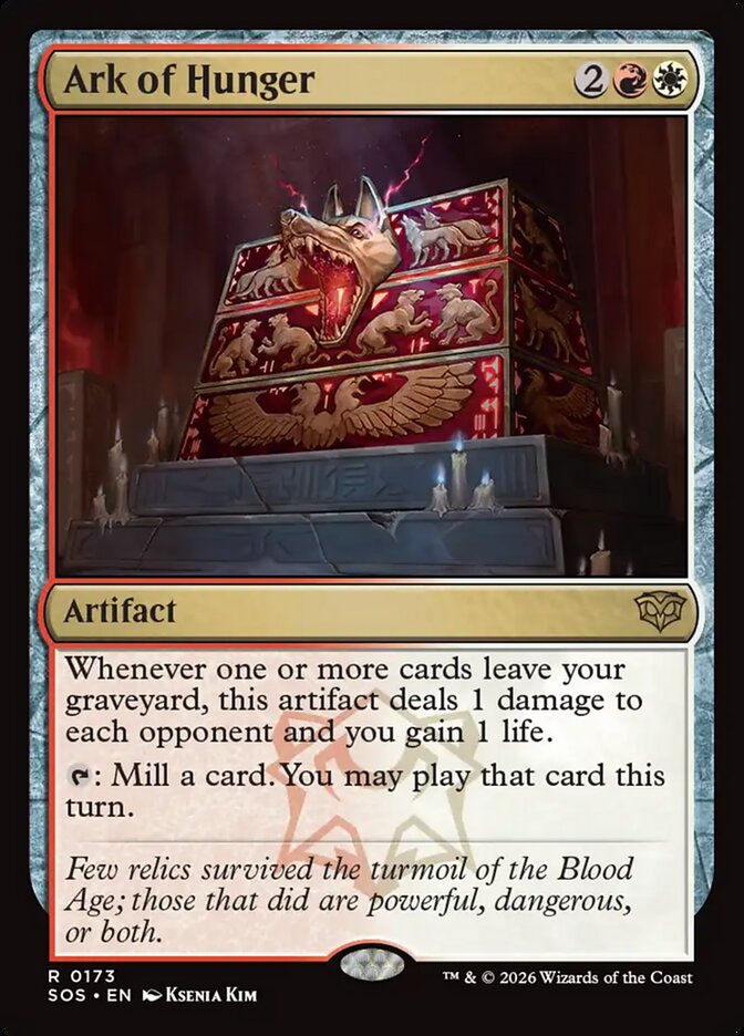[EN] [Foil] Ark of Hunger [SOS-173] R