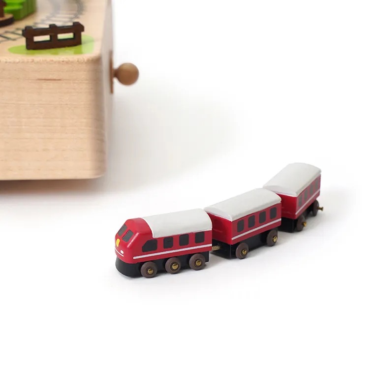 📦訂購 台灣代購 Wooderful life【高架火車】木製城市音樂盒