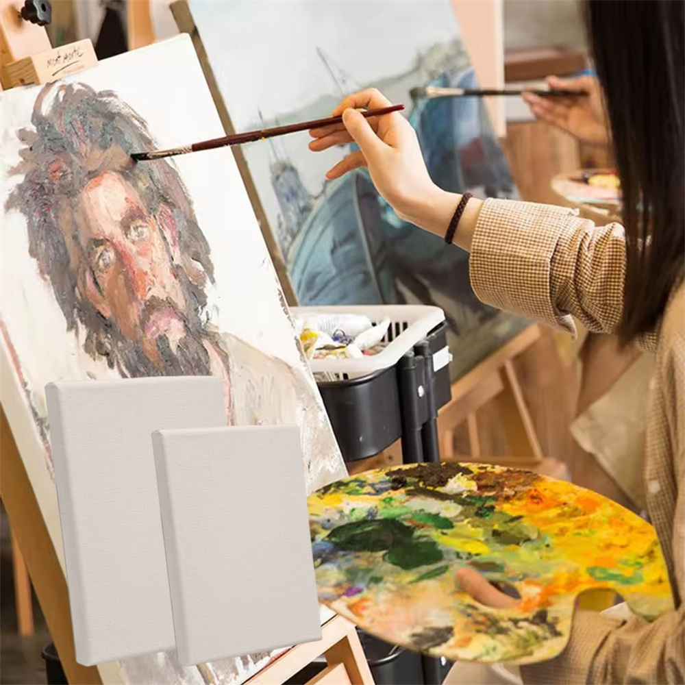 DIY油畫布 純棉油畫布 油畫板 油劃框 繪畫板 20*30cm ［平行進口］ HK2745