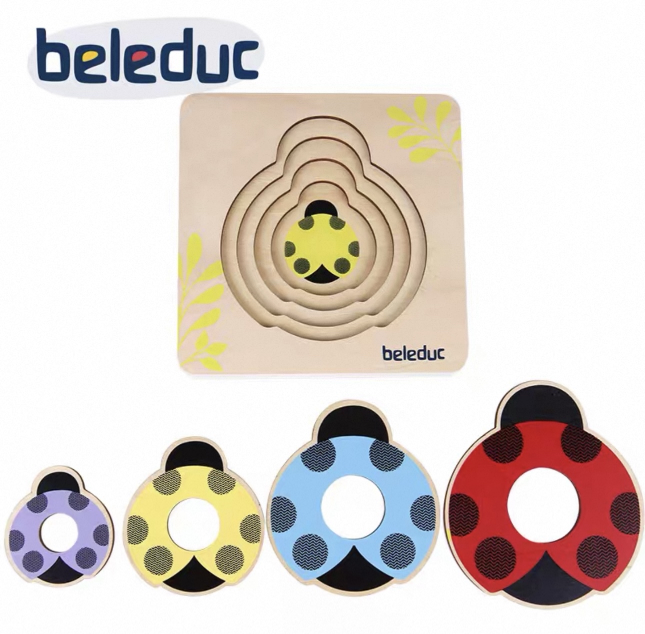 (F0641) Beledue多層拼圖（蝴蝶/甲蟲）