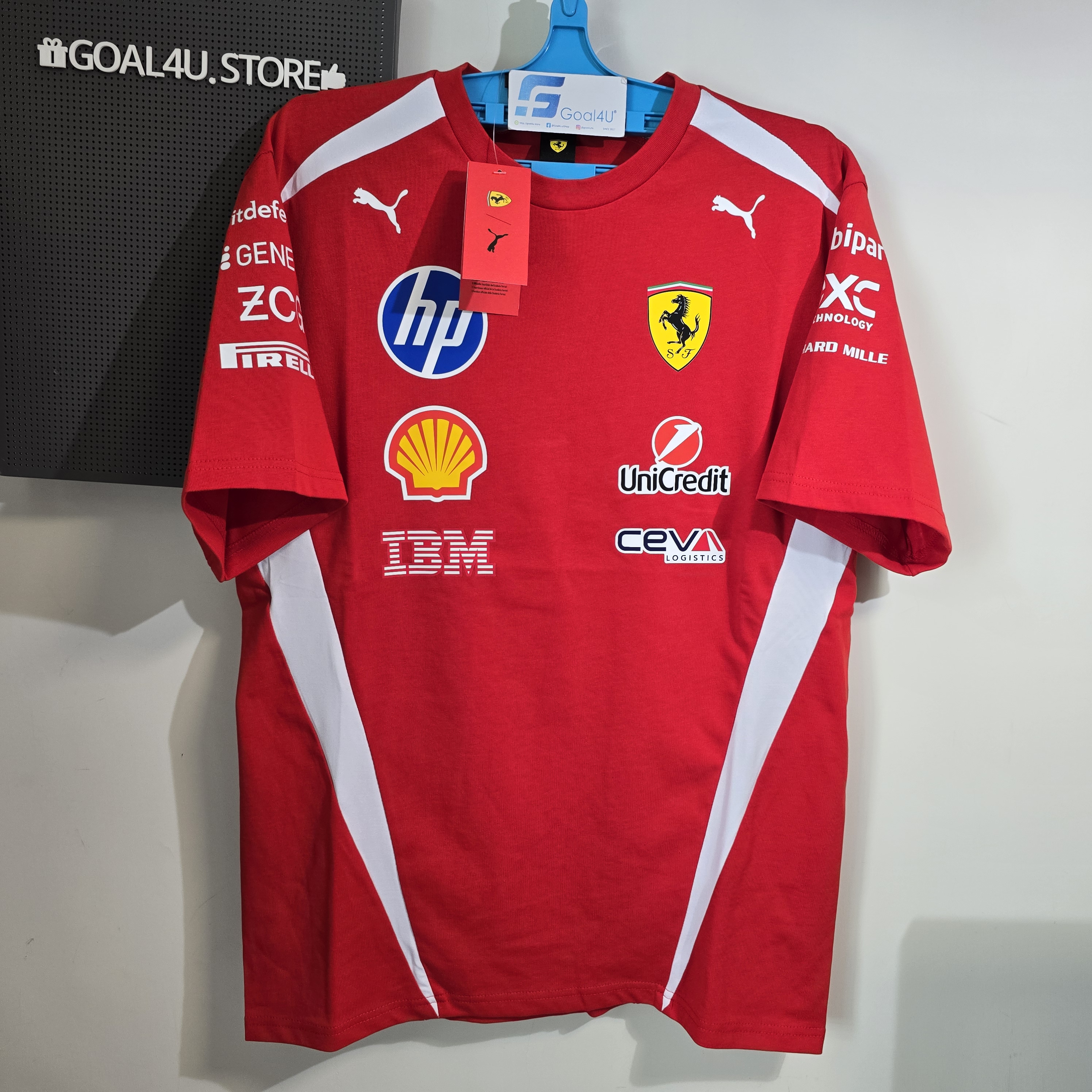 #現貨供應 F1 Scuderia Ferrari 法拉利車隊 2026 官方Team Driver T-Shirt 701238721